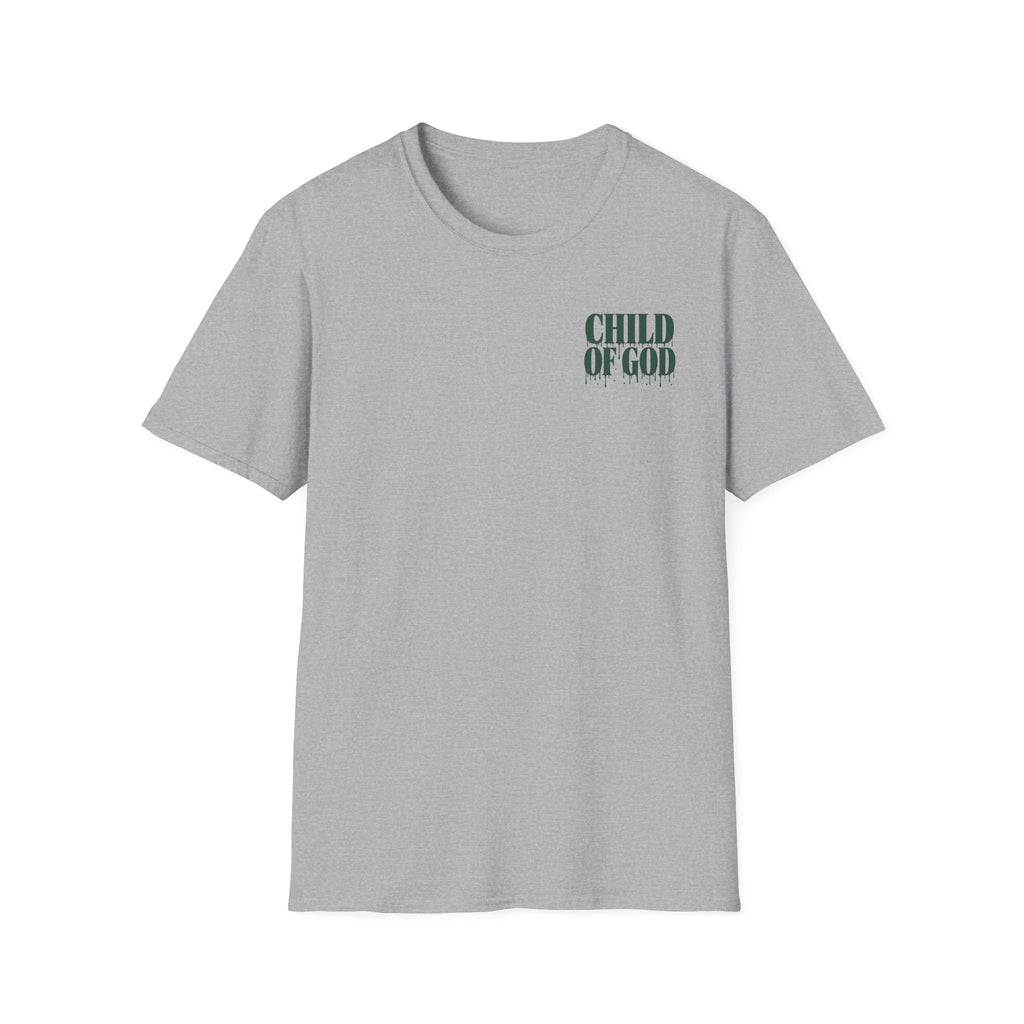 Child of God T-Shirt — Back and Front Design, Galatians 3:26