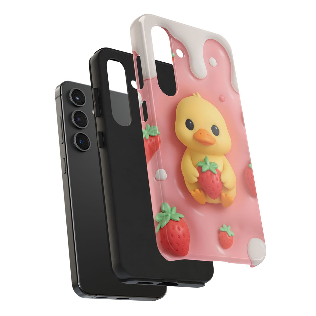 Cute Duck Phone Case for iPhone 17, 16, 15, 14, 13, iPhone Pro 16, 15, 14, 13, iPhone Pro Max 16, 15, 14, 13, Samsung S24, S23, S22, S21