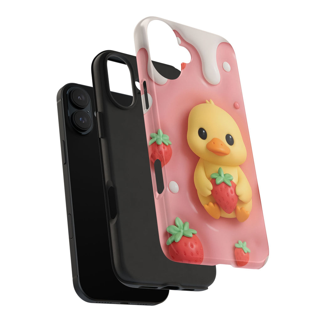 Cute Duck Phone Case for iPhone 17, 16, 15, 14, 13, iPhone Pro 16, 15, 14, 13, iPhone Pro Max 16, 15, 14, 13, Samsung S24, S23, S22, S21