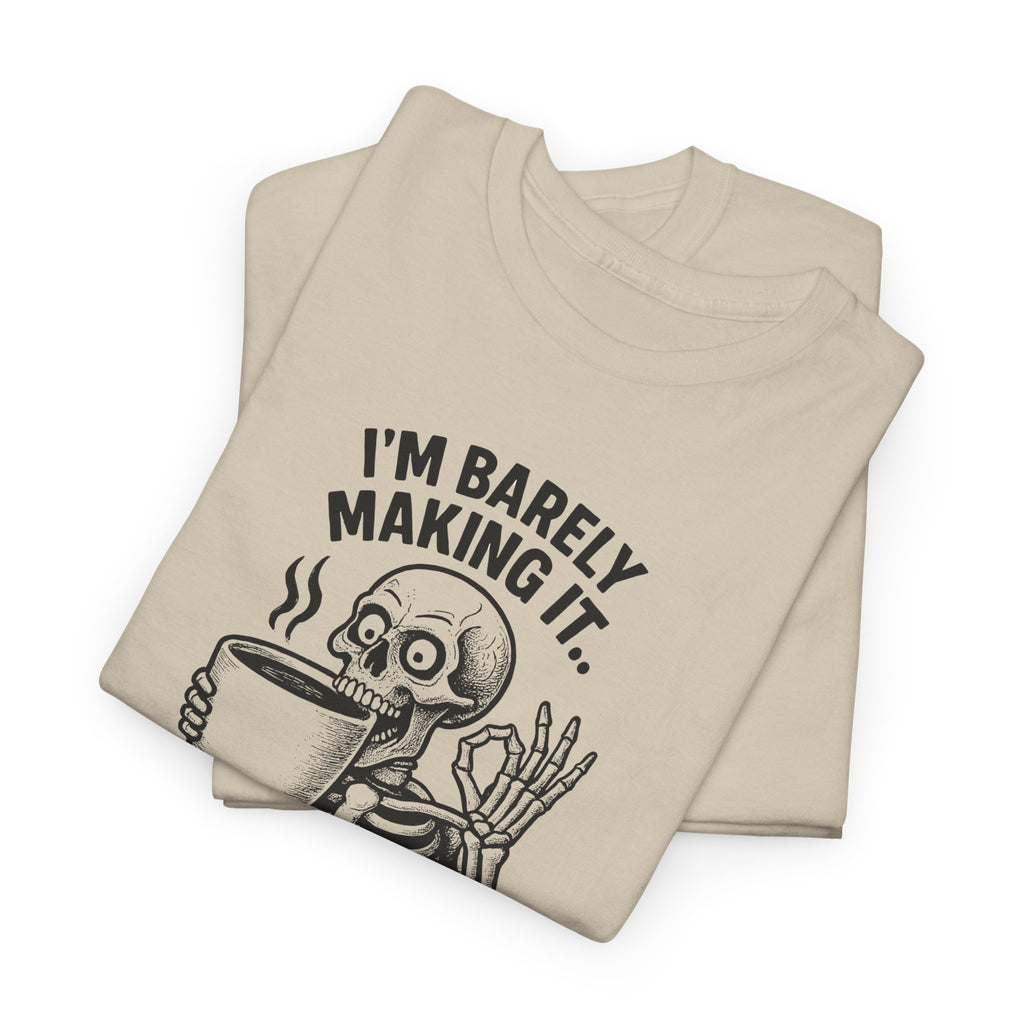 Coffee Skeleton Tee, Funny Graphic T-Shirt for Coffee Lovers, Unisex Heavy Cotton Tee, Perfect for Casual Outings, Gifts for Him/Her, [...]