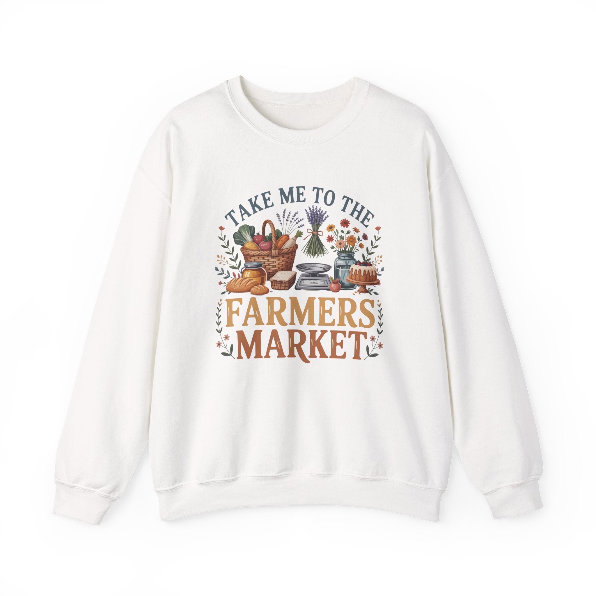 Take Me to the Farmers Market Sweatshirt | Farm Produce Graphic Crewneck