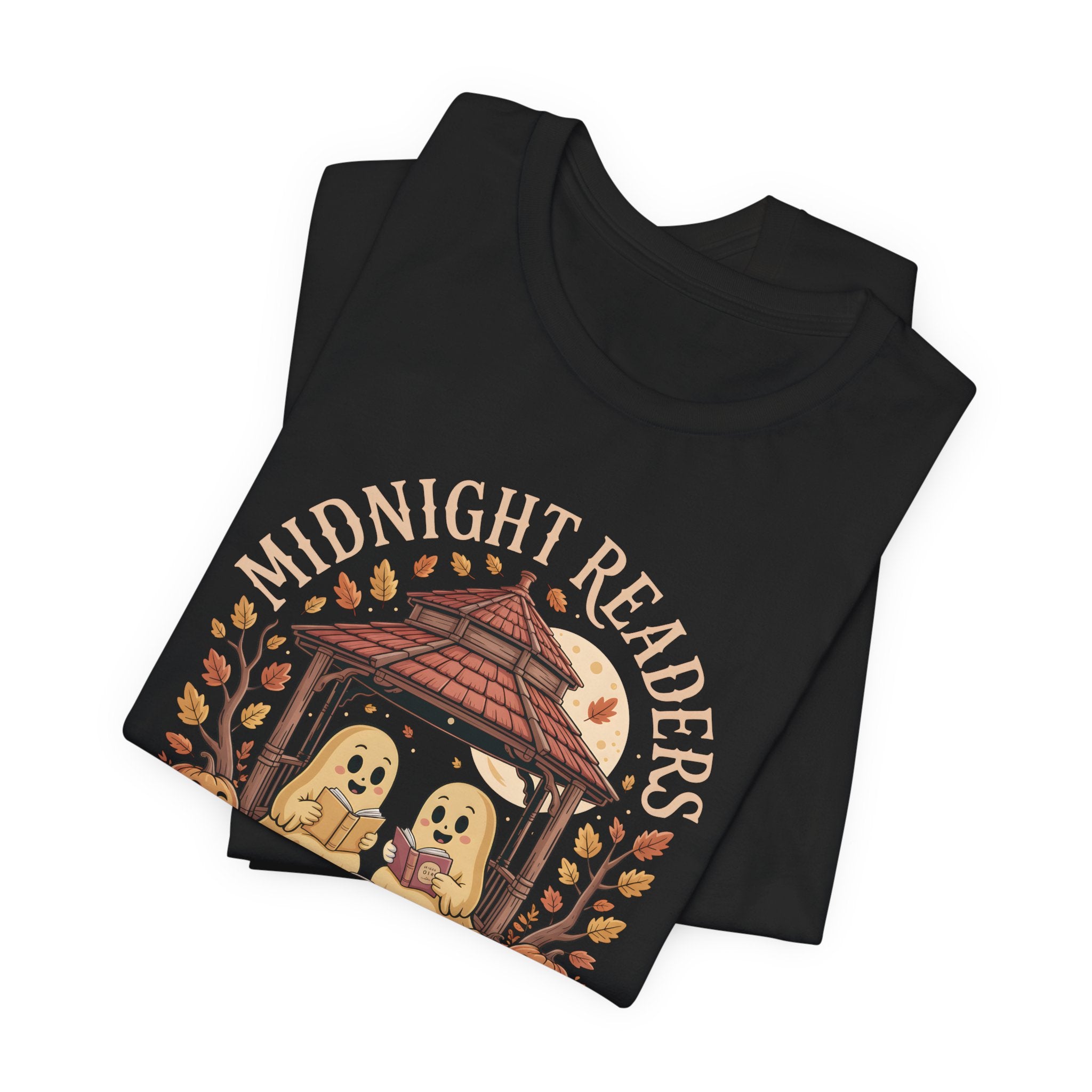 Midnight Readers Tee - Cozy Halloween Shirt, Reading Gifts, Book Lovers Tee, Fall Apparel, Spooky Season Outfit