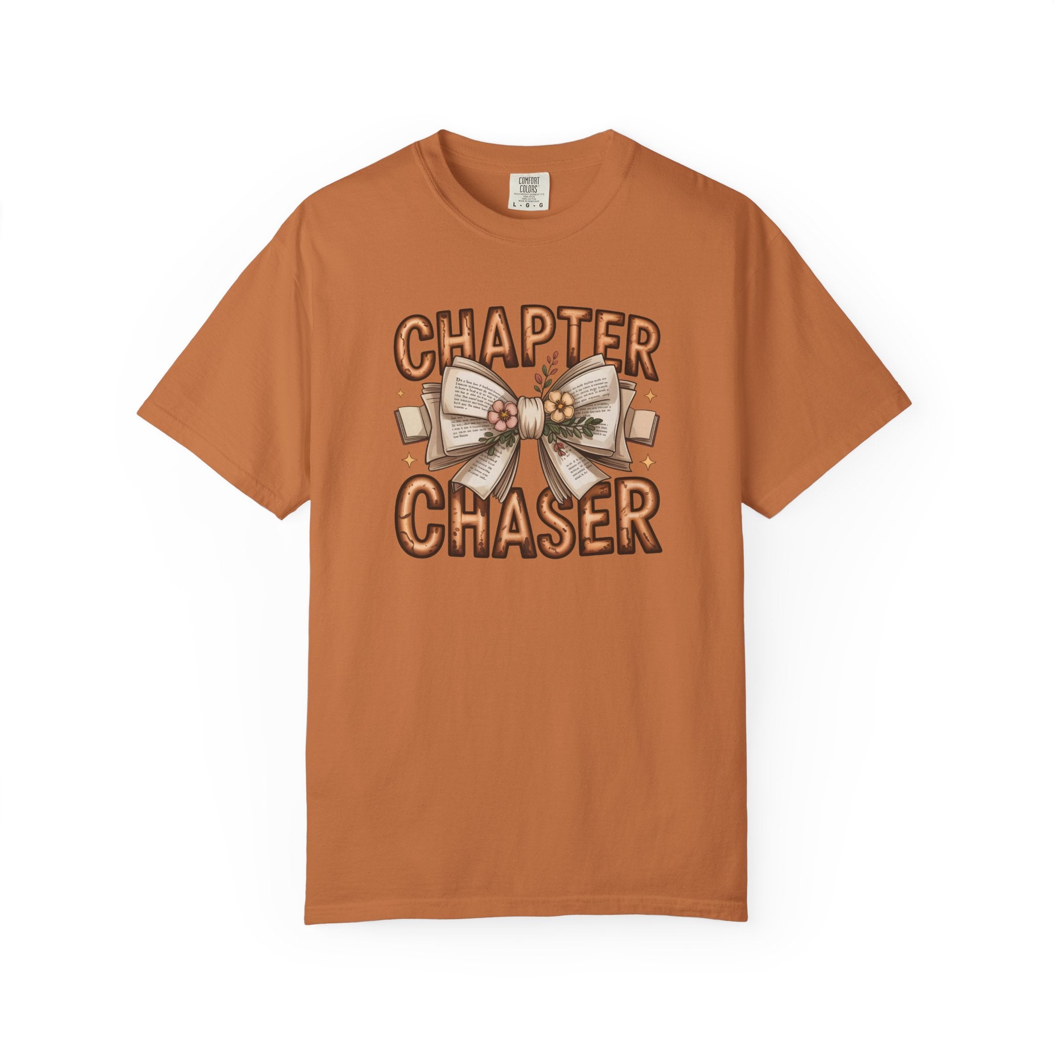 Comfort Colors® Chapter Chaser Garment-Dyed T-shirt - Cozy Gift for Book Lovers, Reading Enthusiasts, Book Club Shirt