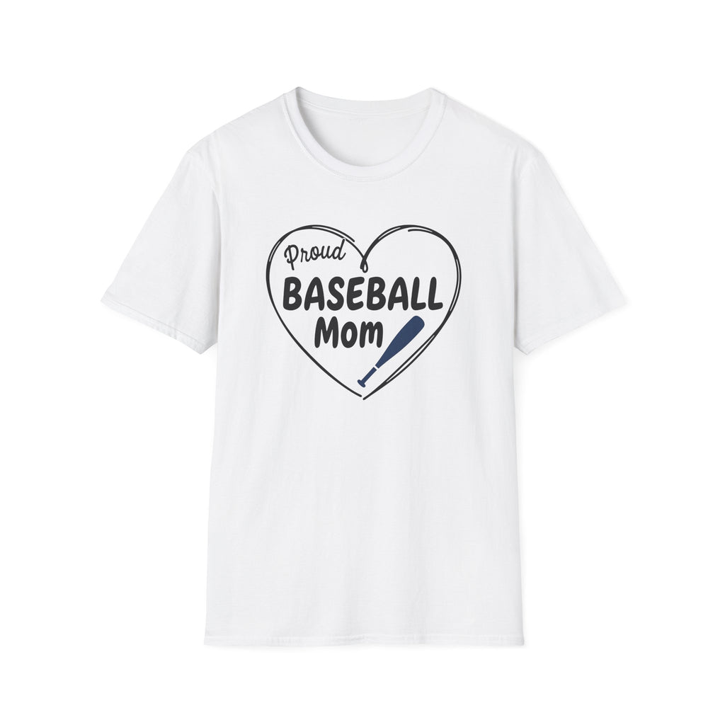 Proud Baseball Mom T-Shirt | Casual Mom Game Day Tee