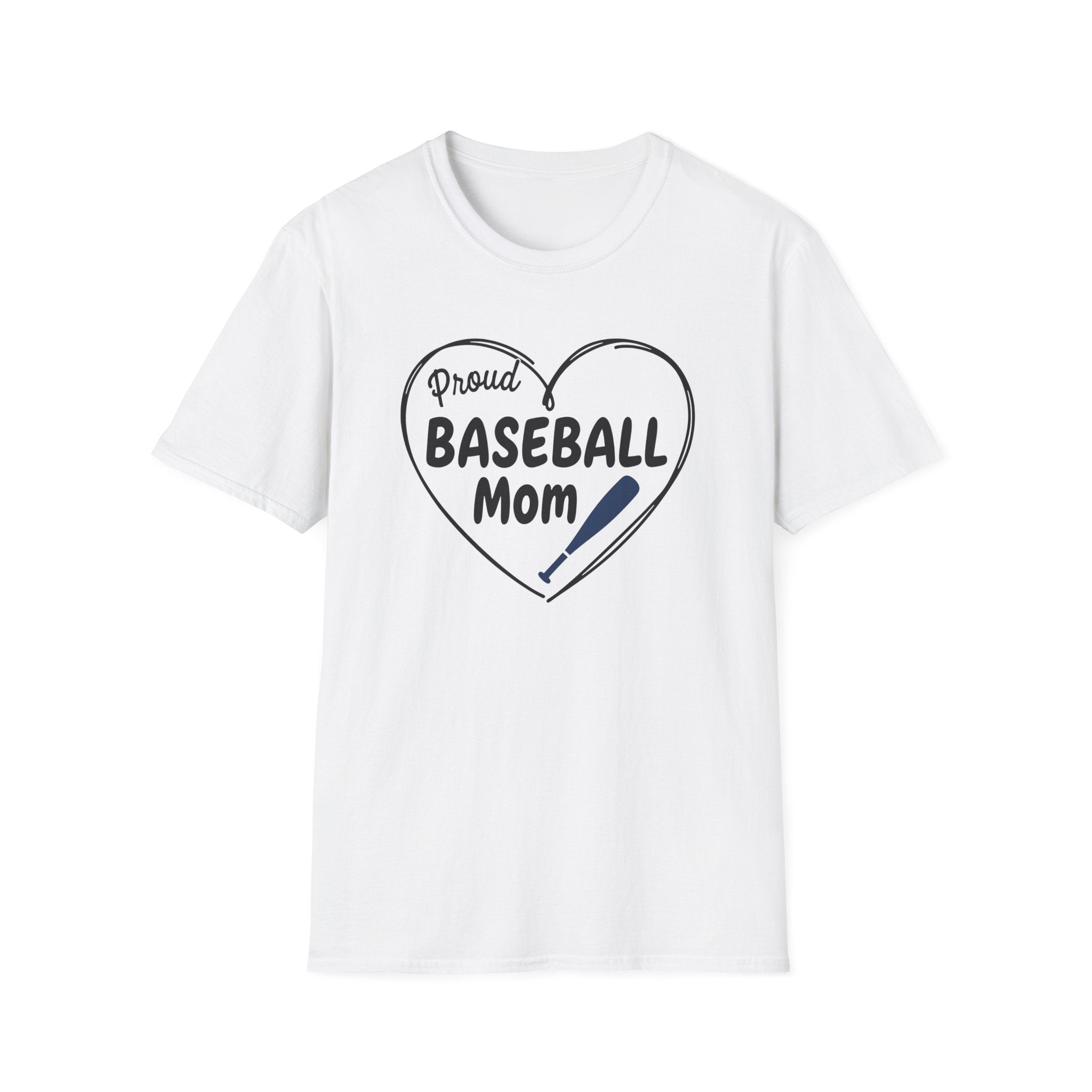 Proud Baseball Mom T-Shirt | Casual Mom Game Day Tee