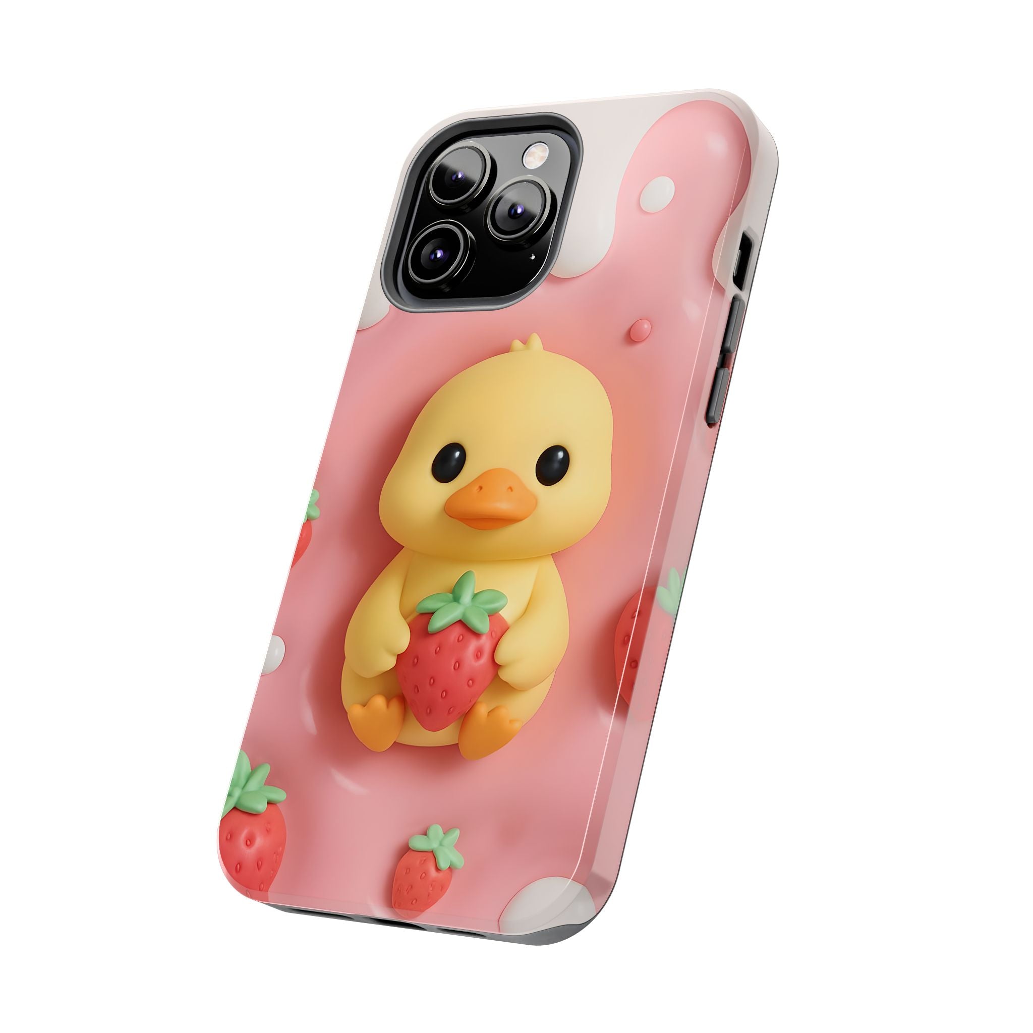 Cute Duck Phone Case for iPhone 17, 16, 15, 14, 13, iPhone Pro 16, 15, 14, 13, iPhone Pro Max 16, 15, 14, 13, Samsung S24, S23, S22, S21