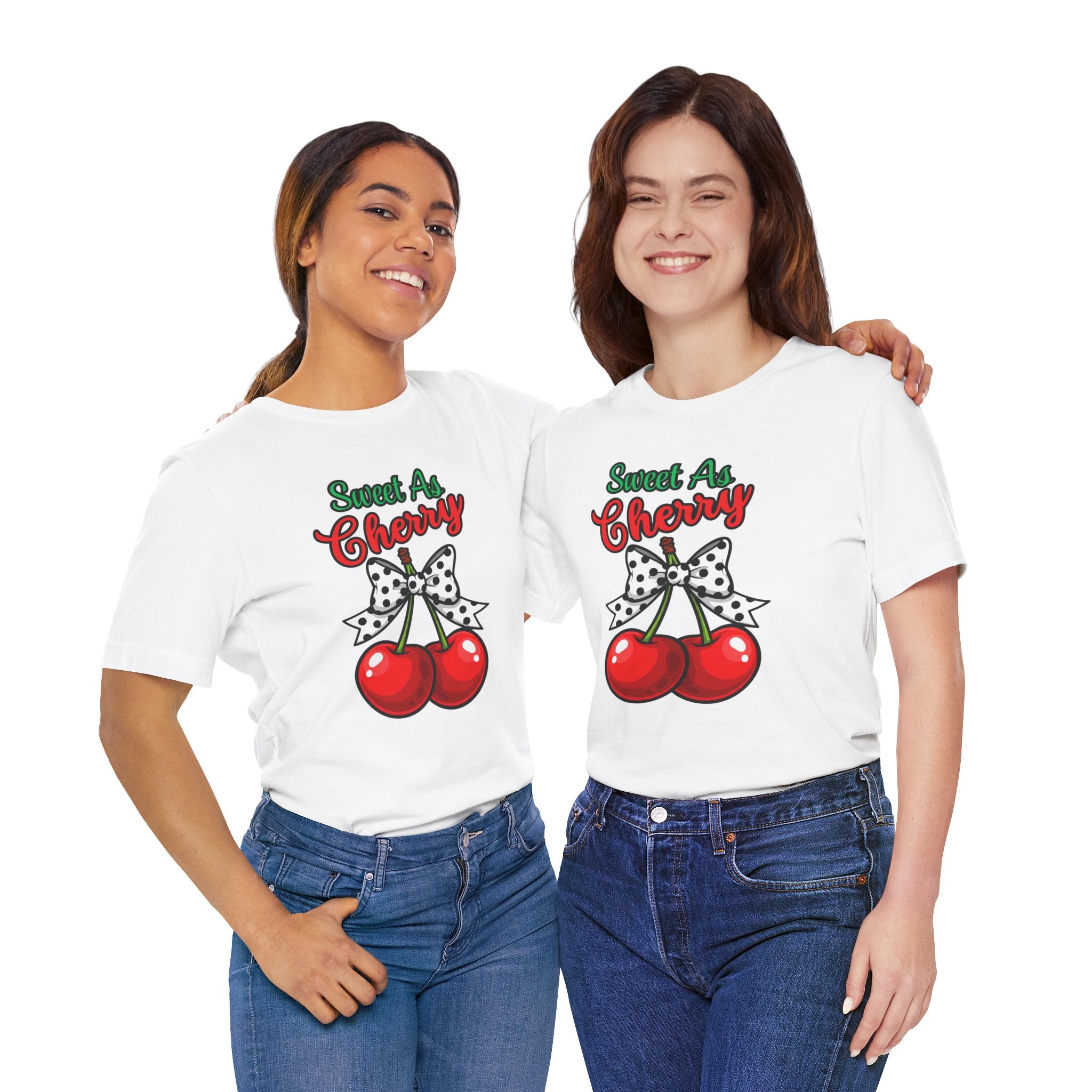 Sweet As Cherry Tee | Cute Summer Shirt, Casual Gift, Trendy Graphic Tee, Fun Fruit T-Shirt, Cherry Lover Apparel