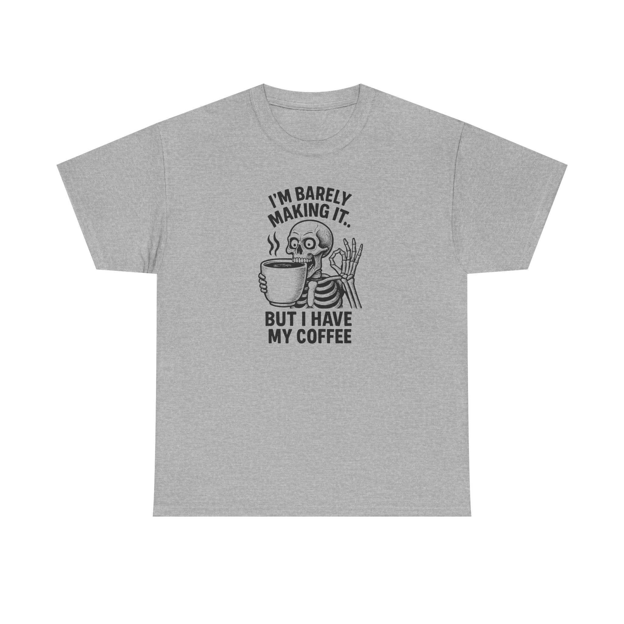 Coffee Skeleton Tee, Funny Graphic T-Shirt for Coffee Lovers, Unisex Heavy Cotton Tee, Perfect for Casual Outings, Gifts for Him/Her, [...]