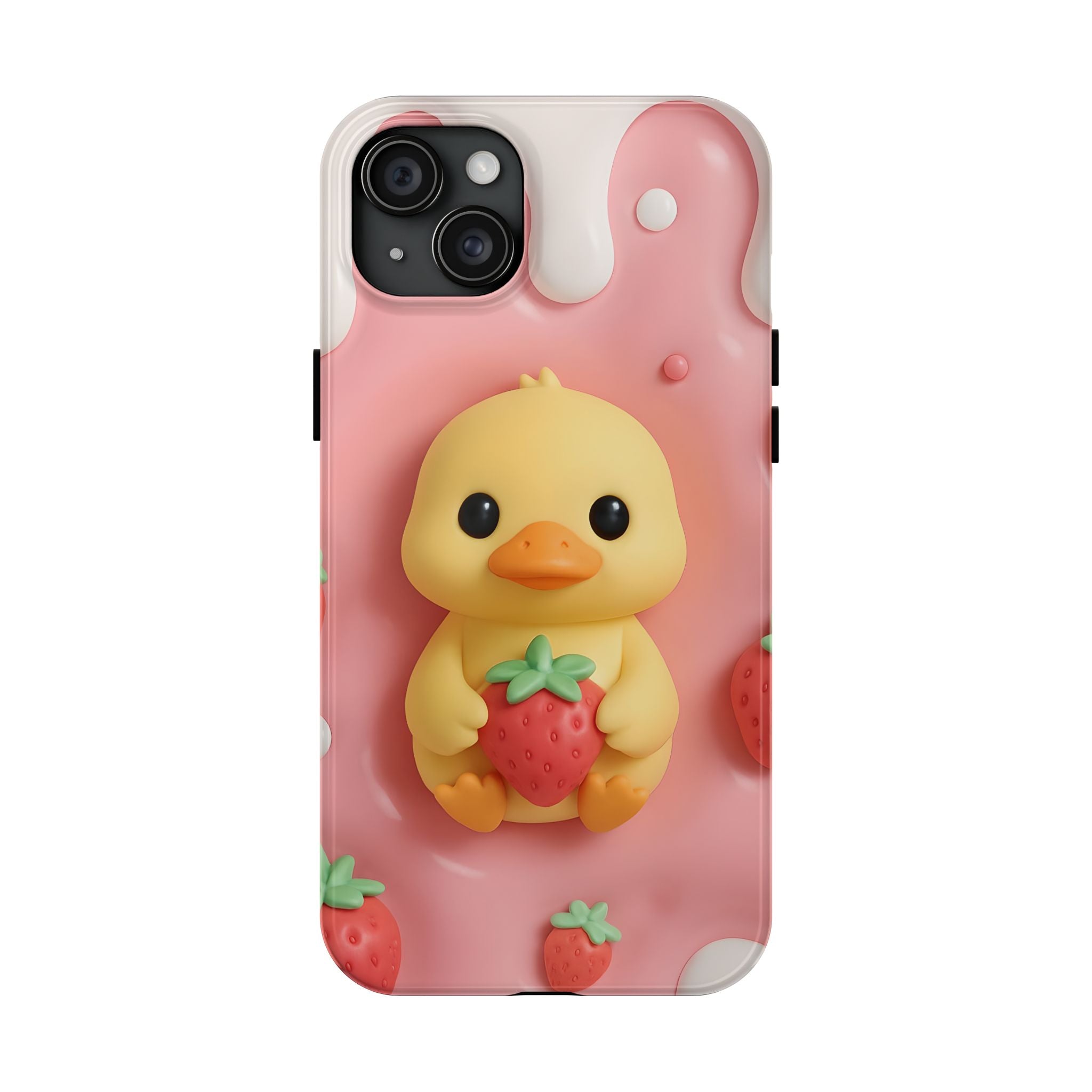 Cute Duck Phone Case for iPhone 17, 16, 15, 14, 13, iPhone Pro 16, 15, 14, 13, iPhone Pro Max 16, 15, 14, 13, Samsung S24, S23, S22, S21