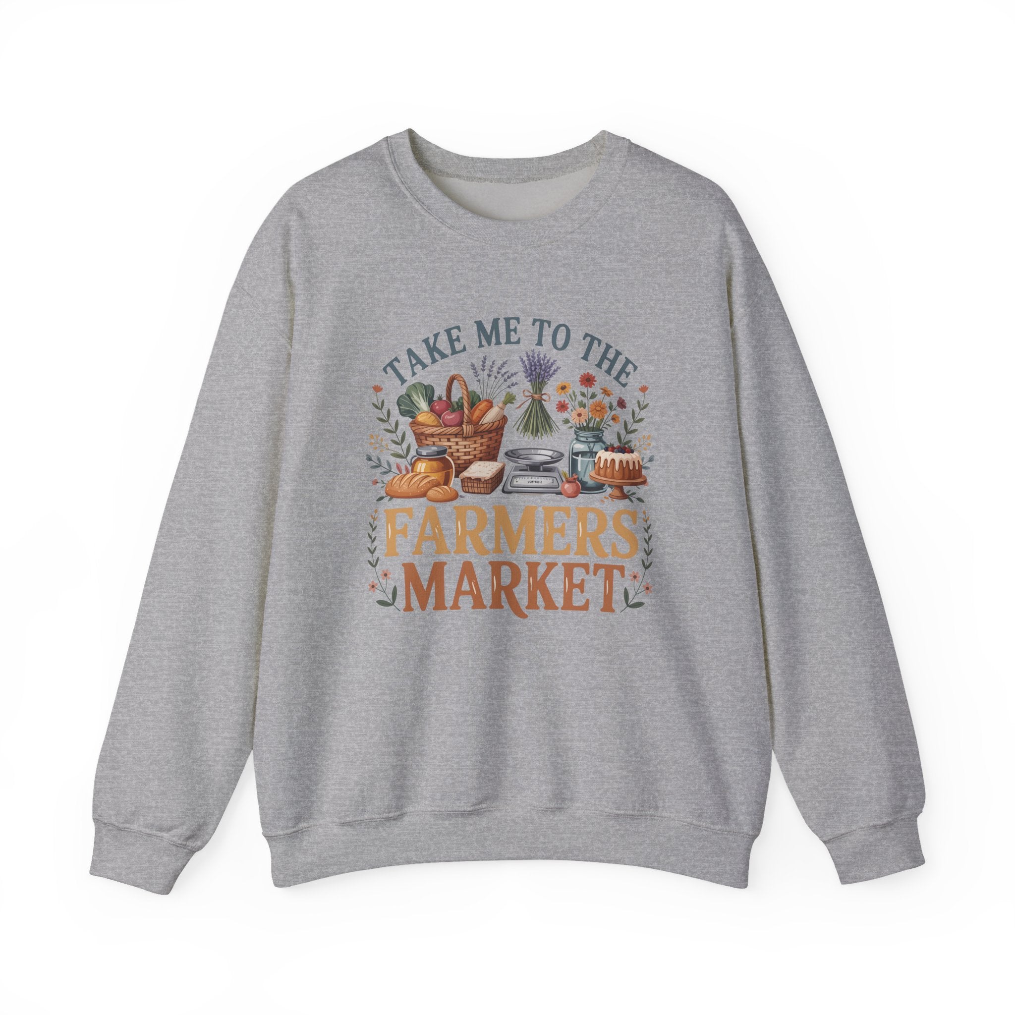 Take Me to the Farmers Market Sweatshirt | Farm Produce Graphic Crewneck