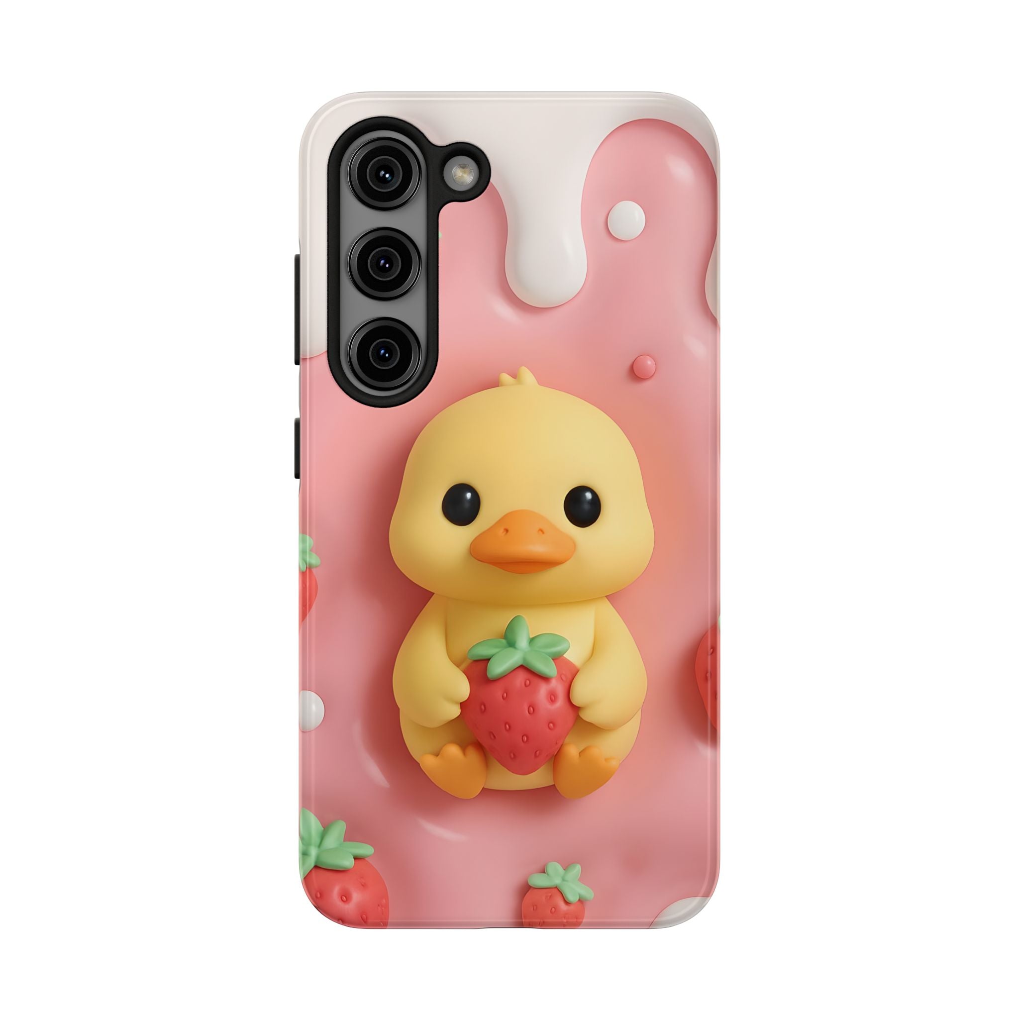 Cute Duck Phone Case for iPhone 17, 16, 15, 14, 13, iPhone Pro 16, 15, 14, 13, iPhone Pro Max 16, 15, 14, 13, Samsung S24, S23, S22, S21