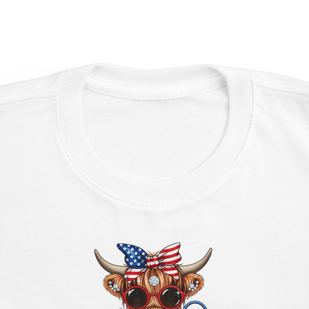 Toddler Independence Day Tee - Red White and Boujee, 4th of July Shirt, Kids Patriotic Apparel, Summer Fun, Toddler Outfit