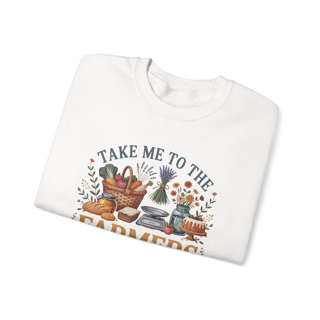 Take Me to the Farmers Market Sweatshirt | Farm Produce Graphic Crewneck