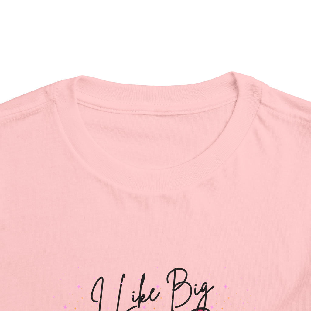 Toddler Girl's Short Sleeve Tee with Bow Design, Cute Kids T-Shirt, Gift for Girls, Birthday Tee, Playdate Outfit