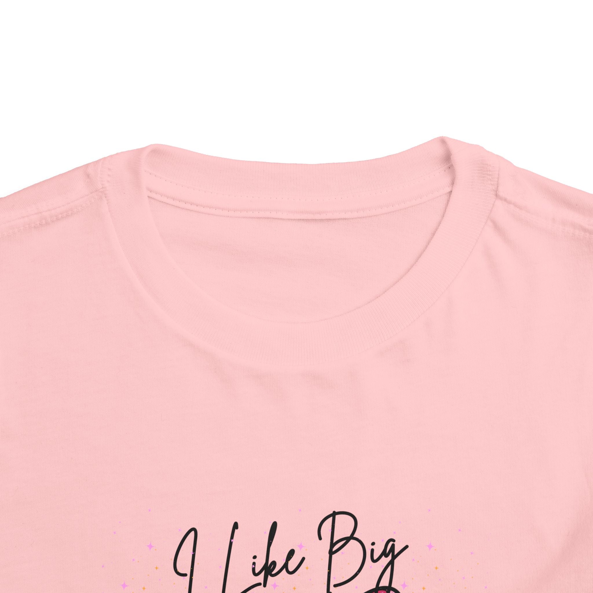 Toddler Girl's Short Sleeve Tee with Bow Design, Cute Kids T-Shirt, Gift for Girls, Birthday Tee, Playdate Outfit