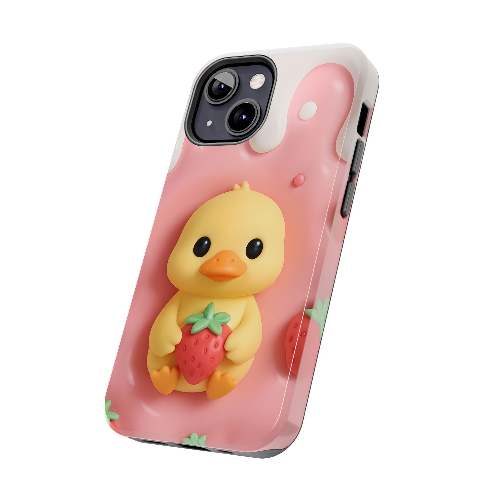 Cute Duck Phone Case for iPhone 17, 16, 15, 14, 13, iPhone Pro 16, 15, 14, 13, iPhone Pro Max 16, 15, 14, 13, Samsung S24, S23, S22, S21