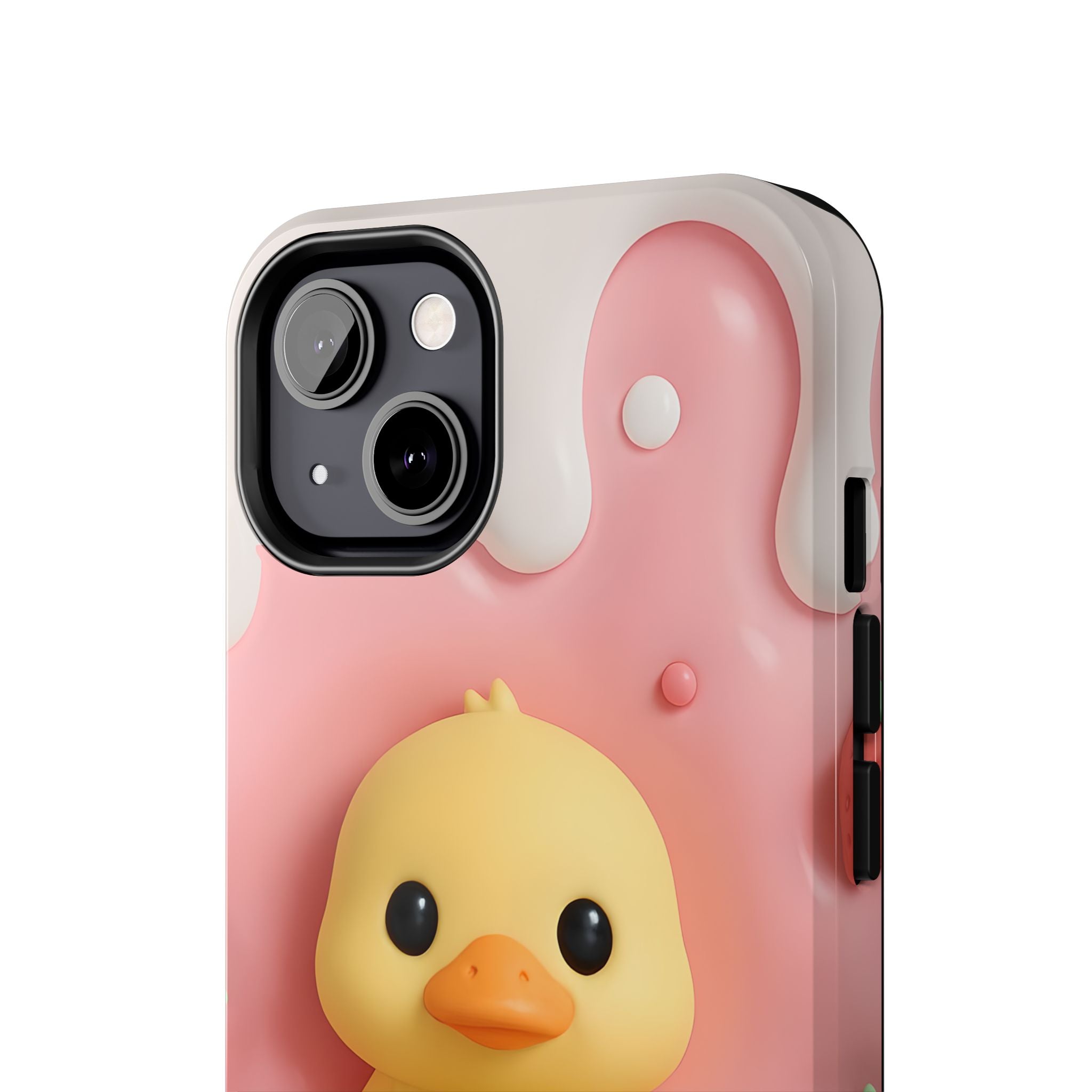 Cute Duck Phone Case for iPhone 17, 16, 15, 14, 13, iPhone Pro 16, 15, 14, 13, iPhone Pro Max 16, 15, 14, 13, Samsung S24, S23, S22, S21