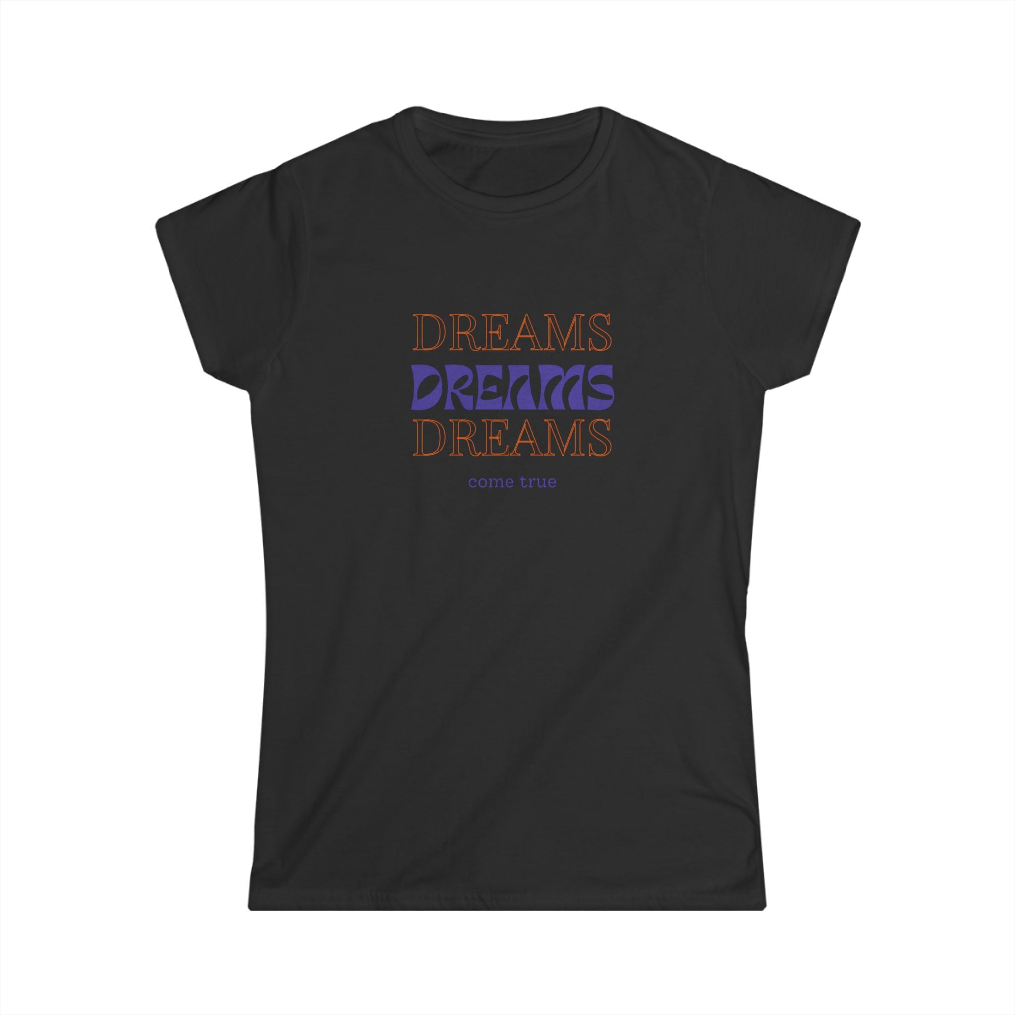 Dream Big Women's Softstyle Tee, Inspirational Shirt, Motivation Tee, Gift for Dreamers, Cute Casual Top