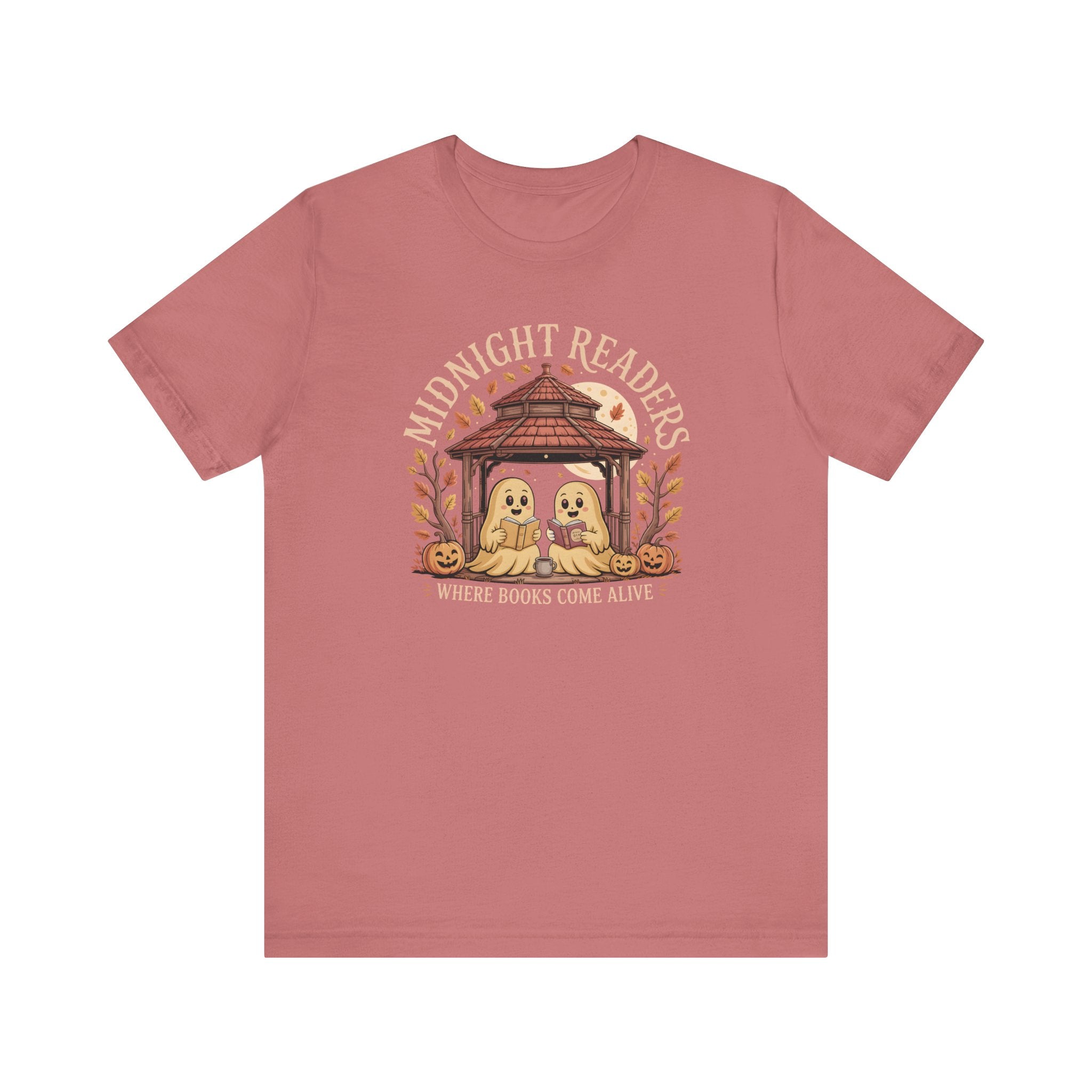 Midnight Readers Tee - Cozy Halloween Shirt, Reading Gifts, Book Lovers Tee, Fall Apparel, Spooky Season Outfit