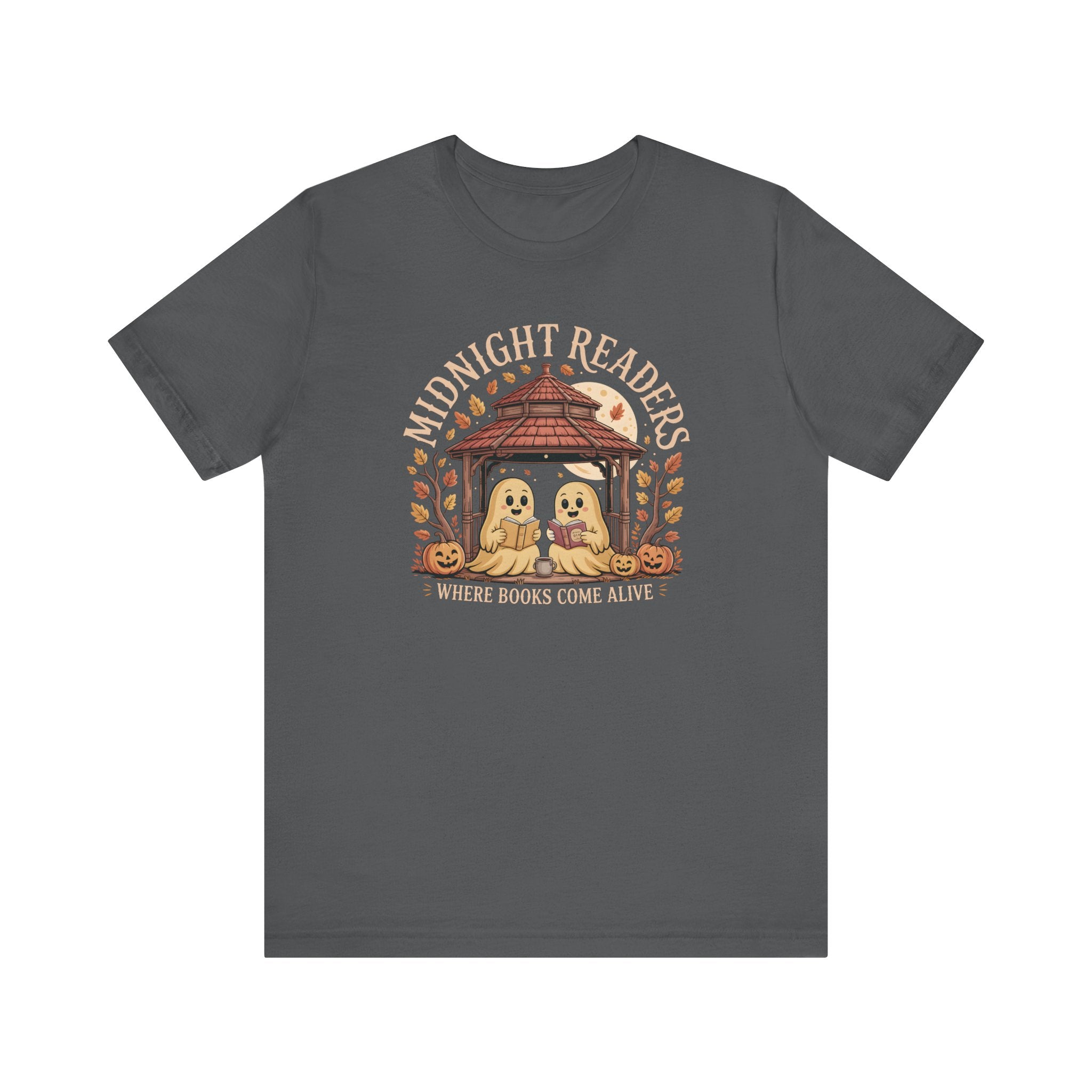 Midnight Readers Tee - Cozy Halloween Shirt, Reading Gifts, Book Lovers Tee, Fall Apparel, Spooky Season Outfit