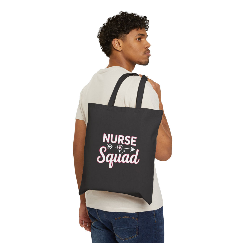 Nurse Squad Tote Bag | Nursing Nurse Life Canvas Market Tote