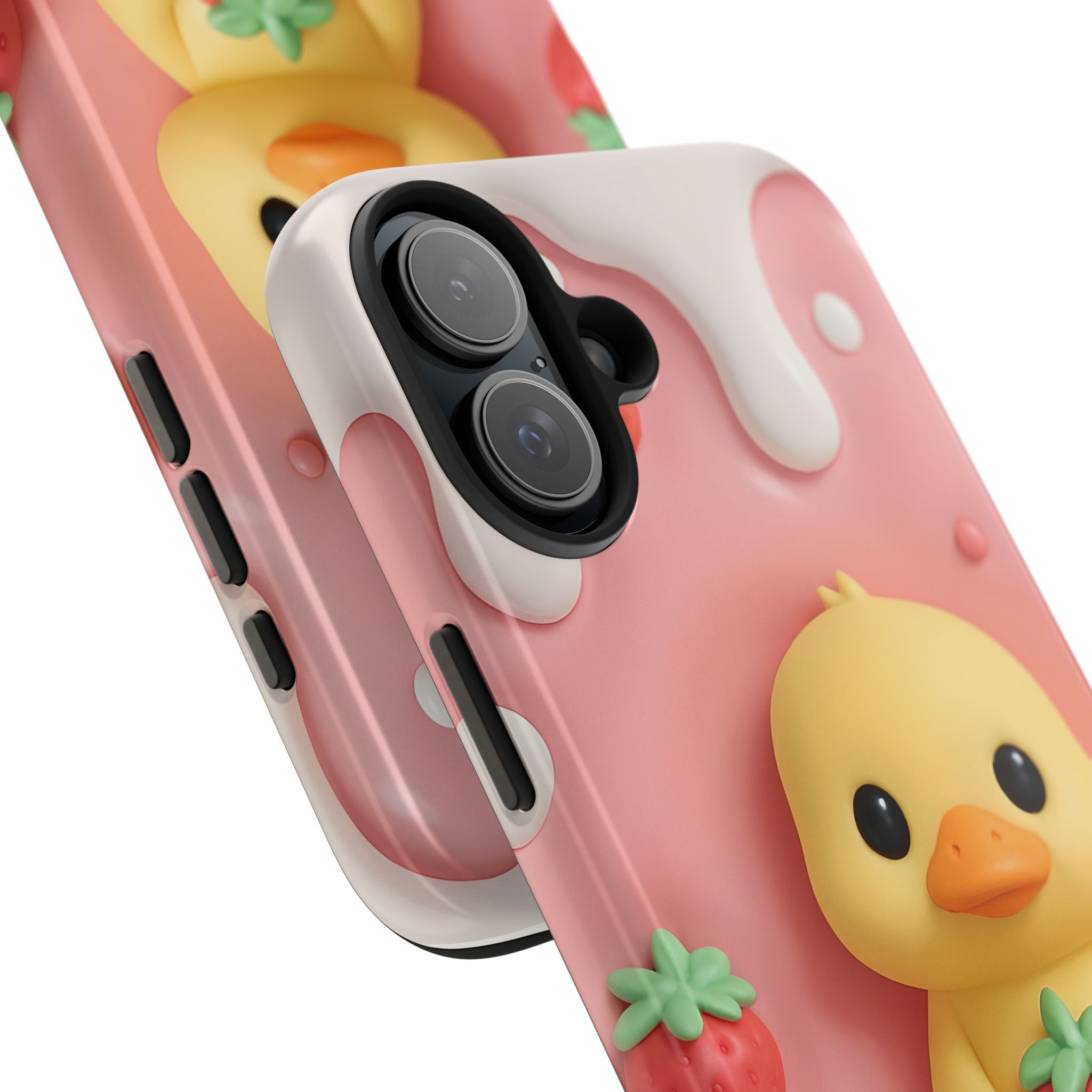 Cute Duck Phone Case for iPhone 17, 16, 15, 14, 13, iPhone Pro 16, 15, 14, 13, iPhone Pro Max 16, 15, 14, 13, Samsung S24, S23, S22, S21