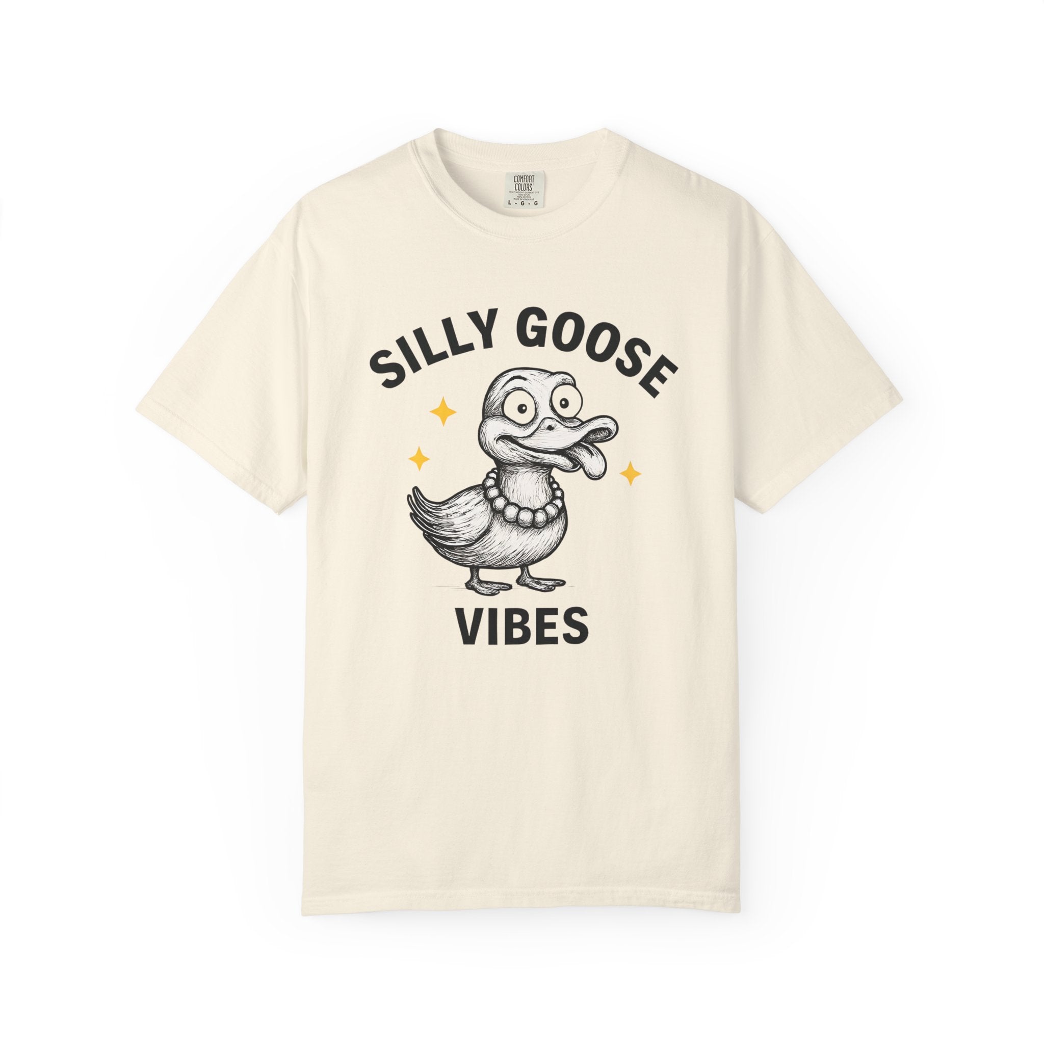 Silly Goose Comfort Colors Shirt, Got Too Silly Funny Goose Tee, Unisex Comfort Colors Funny Meme T-Shirt, Sarcastic Animal Lover Gift