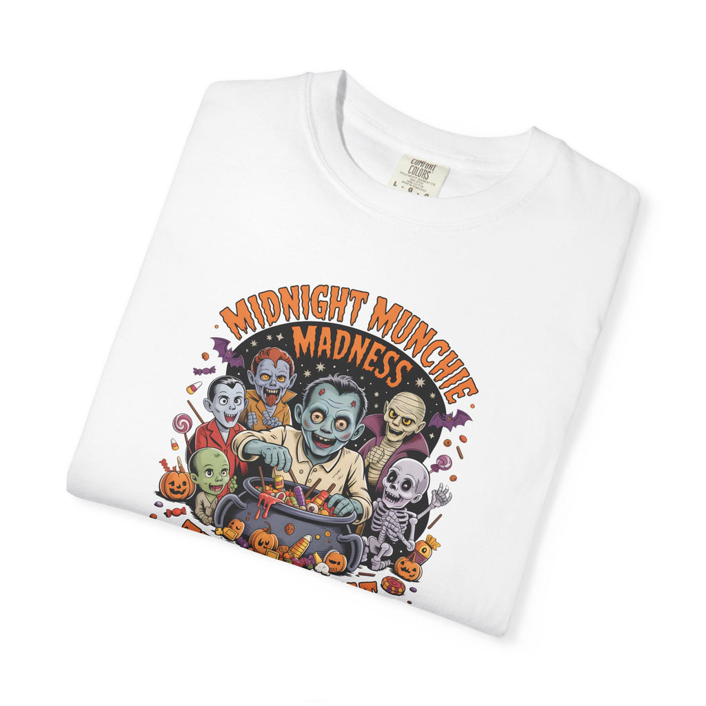 Comfort Colors Midnight Munchie Madness Halloween Shirt, Trick or Treat Tee