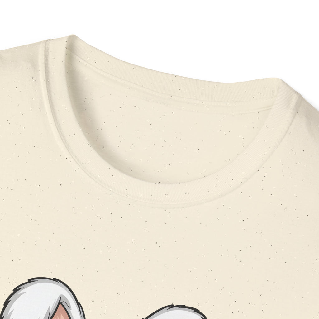 Happy Easter Bunny Ears T-Shirt | Pastel Eggs, Chicks & Flowers