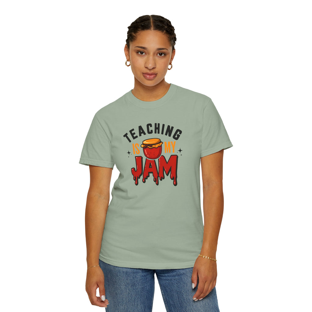 Teaching is My Jam Unisex Garment-Dyed T-Shirt, Teacher Gift, Funny Teacher Shirt, Classroom Apparel, Back to School Shirt, Teacher [...]