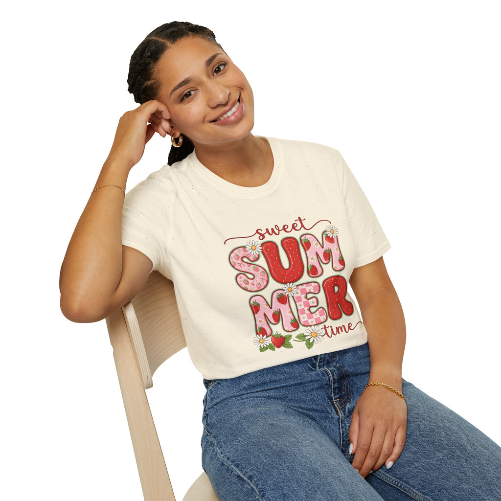 Sweet Summer Time T-Shirt — Floral Retro Summer Graphic Tee