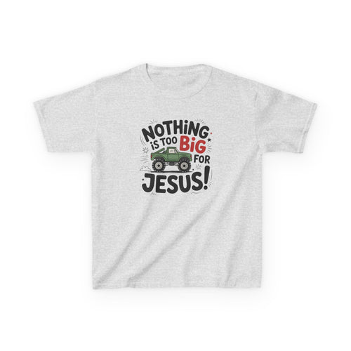 "Nothing Is Too Big for Jesus" Monster Truck Kid's Christian Tee