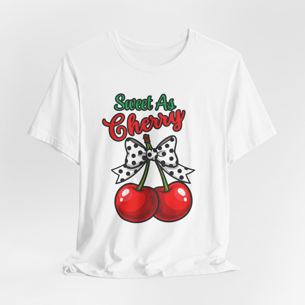 Sweet As Cherry Tee | Cute Summer Shirt, Casual Gift, Trendy Graphic Tee, Fun Fruit T-Shirt, Cherry Lover Apparel