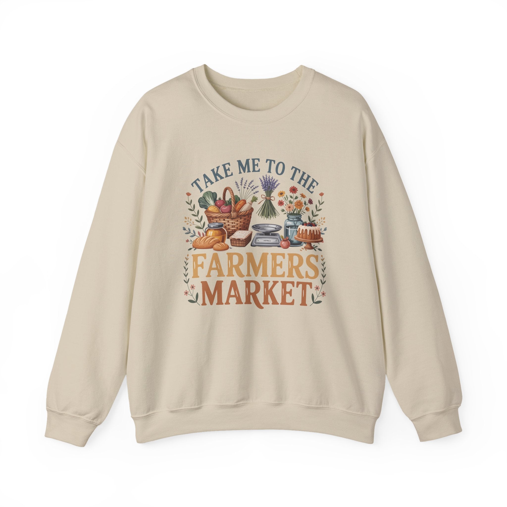 Take Me to the Farmers Market Sweatshirt | Farm Produce Graphic Crewneck
