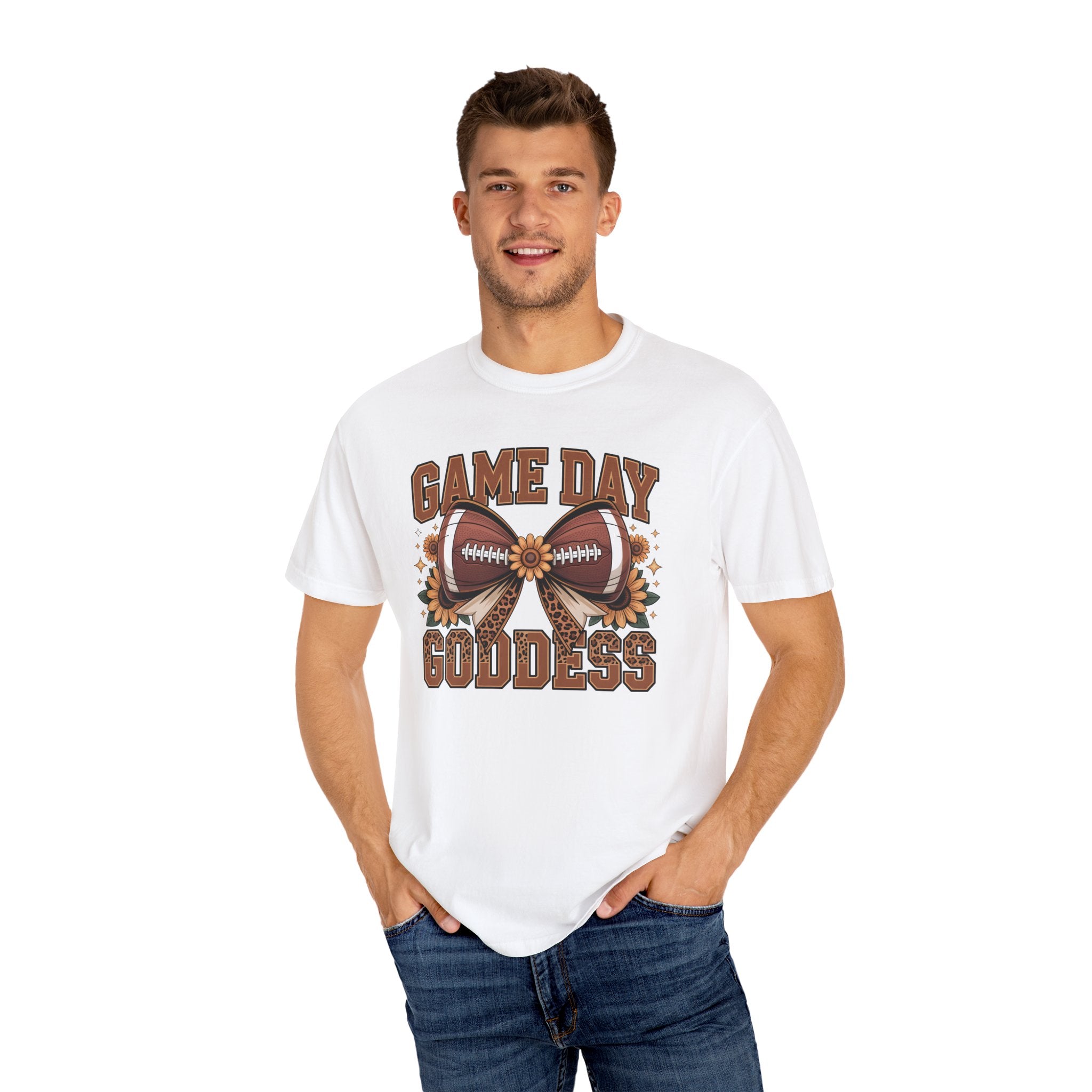 Comfort Colors®  Day Goddess T-Shirt | Football Fan Apparel, Sportswear, Game Day Outfit, Gift for Sports Lovers, Football Season Shirt
