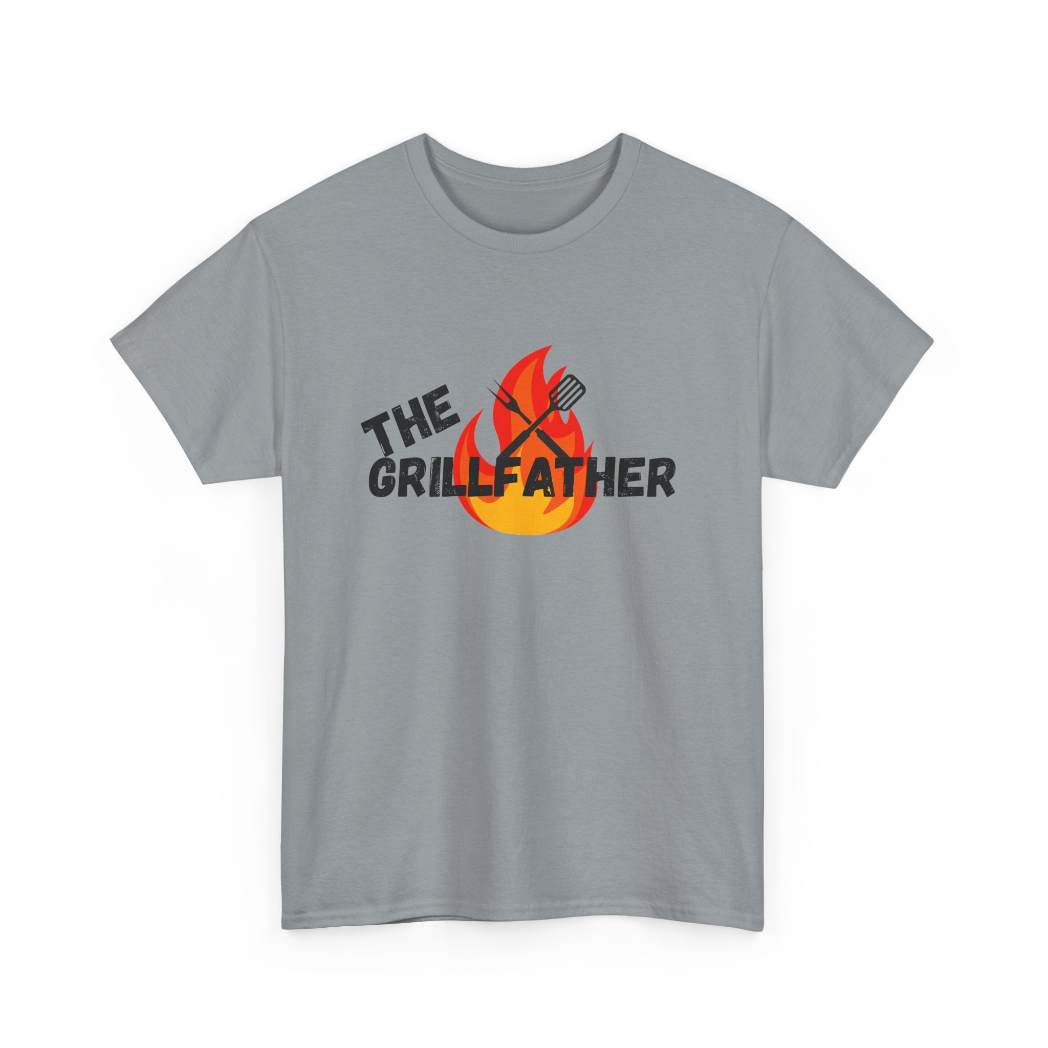 The Grillfather Tee - Perfect for BBQ Lovers, Father's Day, Cookouts, Unisex Cotton T-Shirt, Grilling Apparel, Gift for Dad