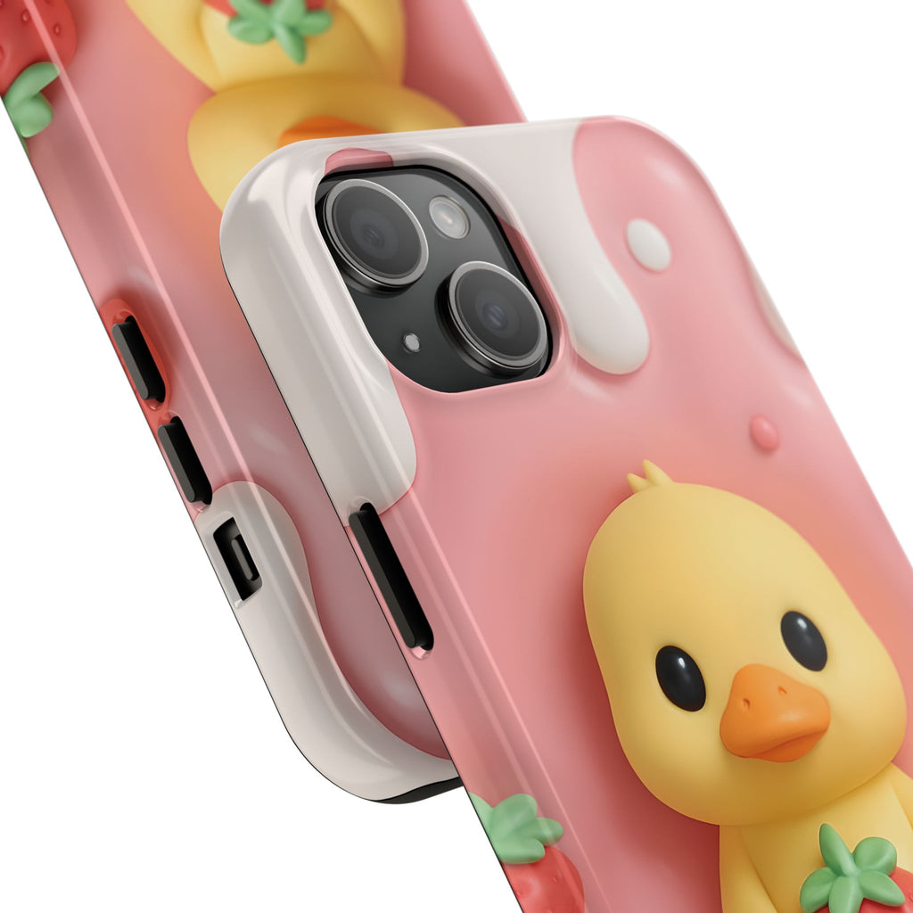 Cute Duck Phone Case for iPhone 17, 16, 15, 14, 13, iPhone Pro 16, 15, 14, 13, iPhone Pro Max 16, 15, 14, 13, Samsung S24, S23, S22, S21