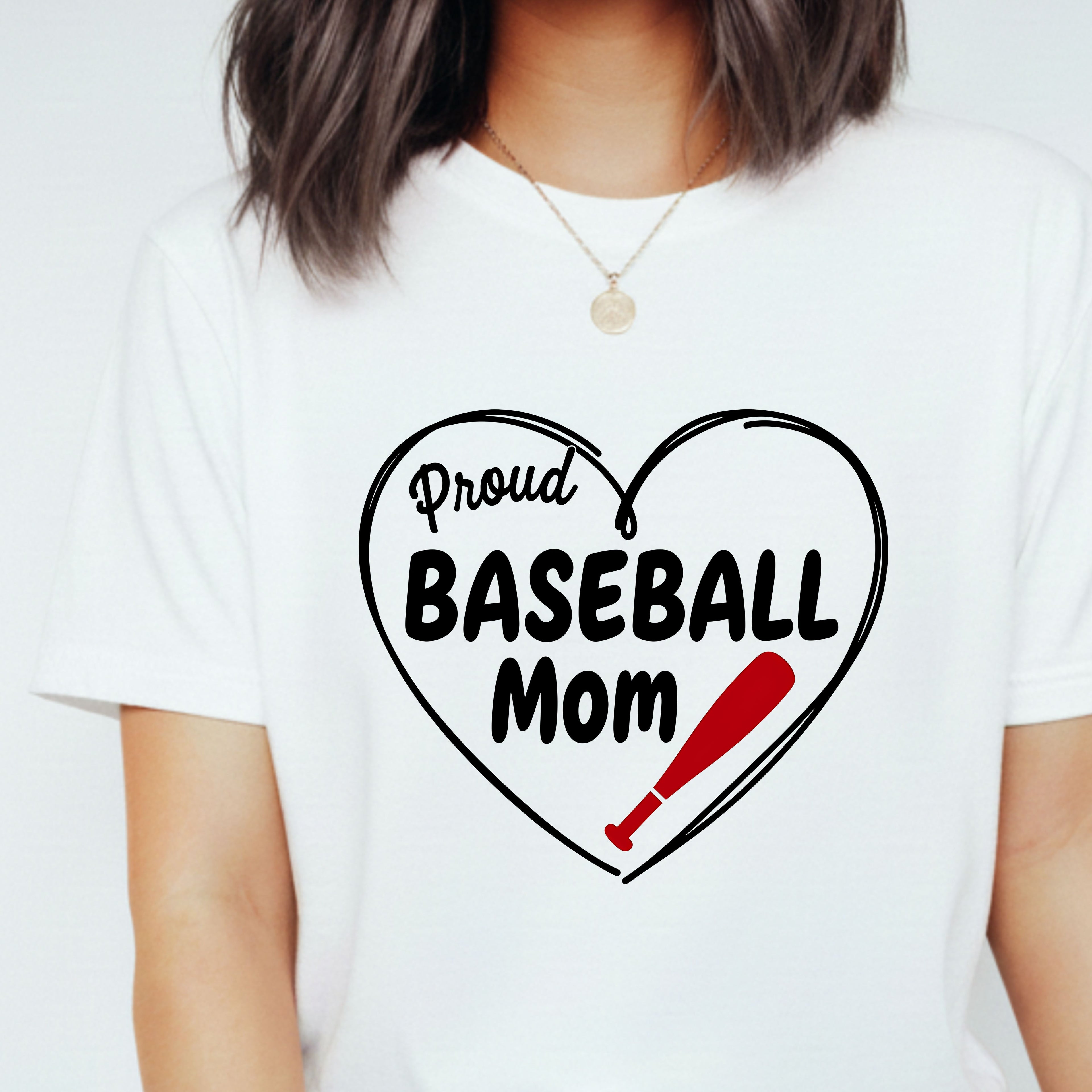 Proud Baseball Mom T-Shirt | Casual Game Day Shirt for Moms