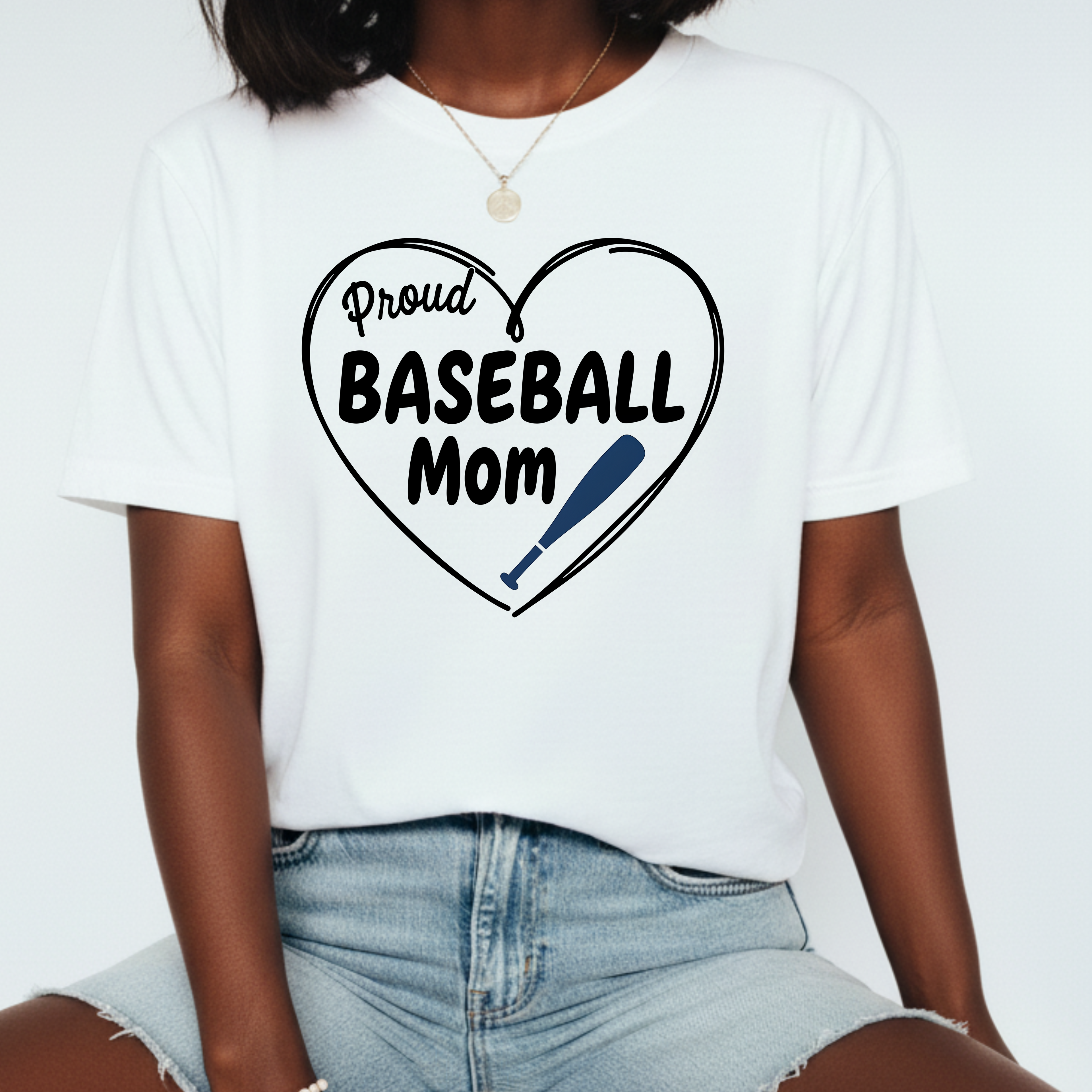 Proud Baseball Mom T-Shirt | Casual Mom Game Day Tee