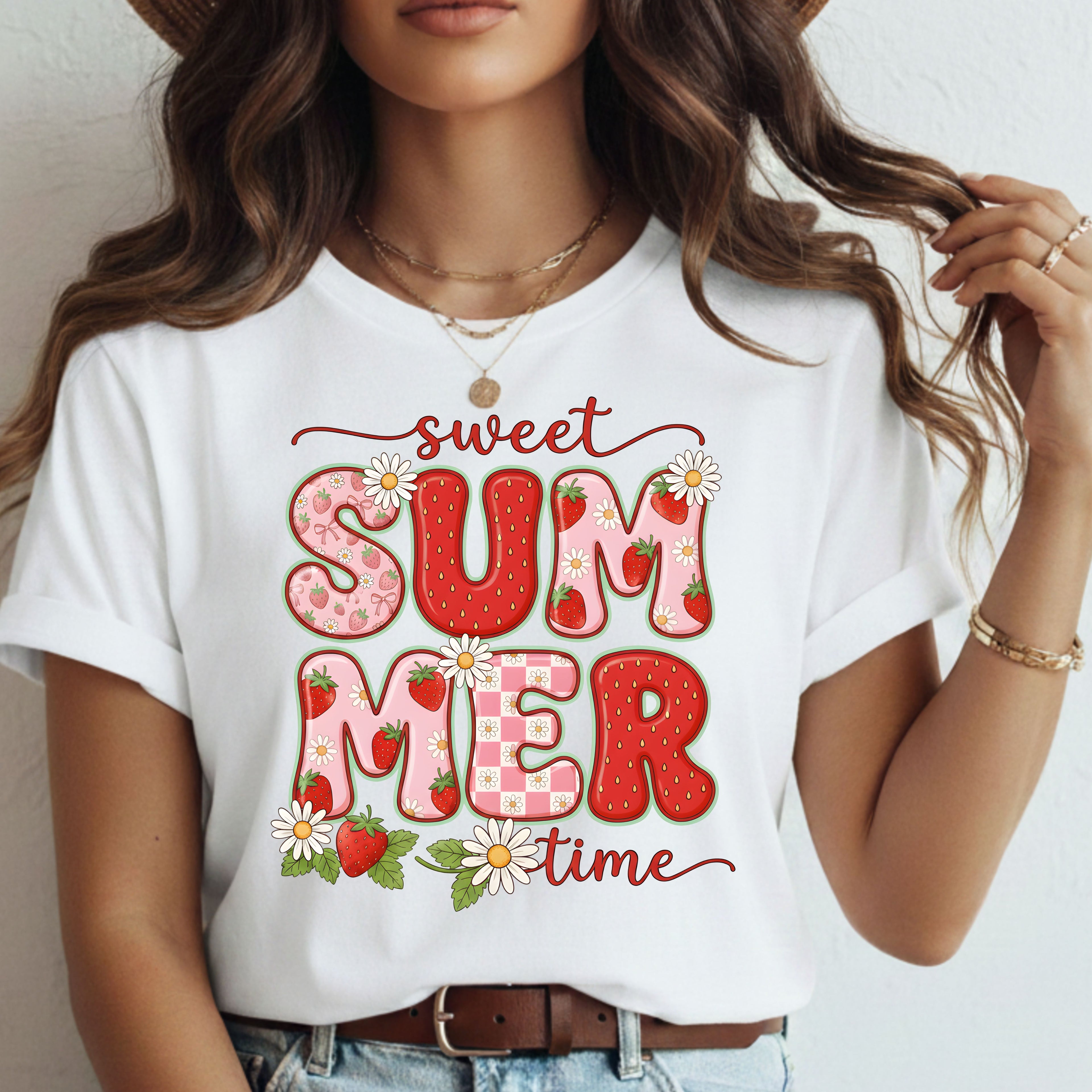 Sweet Summer Time T-Shirt — Floral Retro Summer Graphic Tee