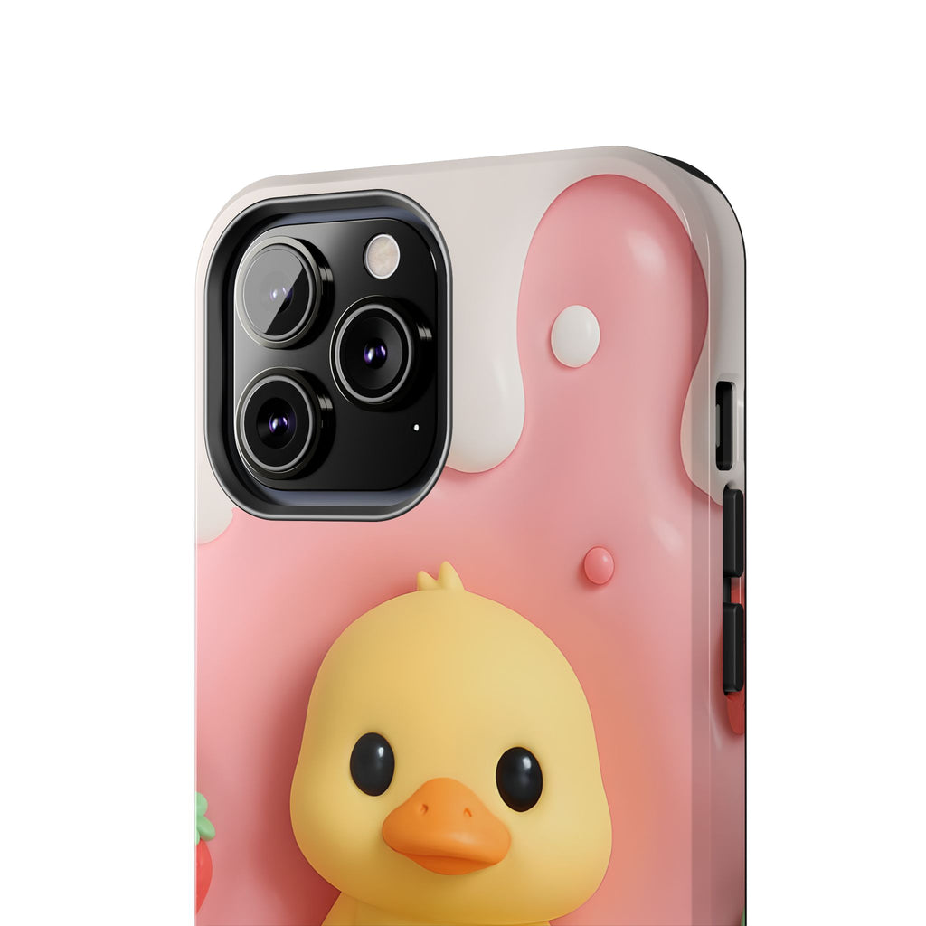 Cute Duck Phone Case for iPhone 17, 16, 15, 14, 13, iPhone Pro 16, 15, 14, 13, iPhone Pro Max 16, 15, 14, 13, Samsung S24, S23, S22, S21