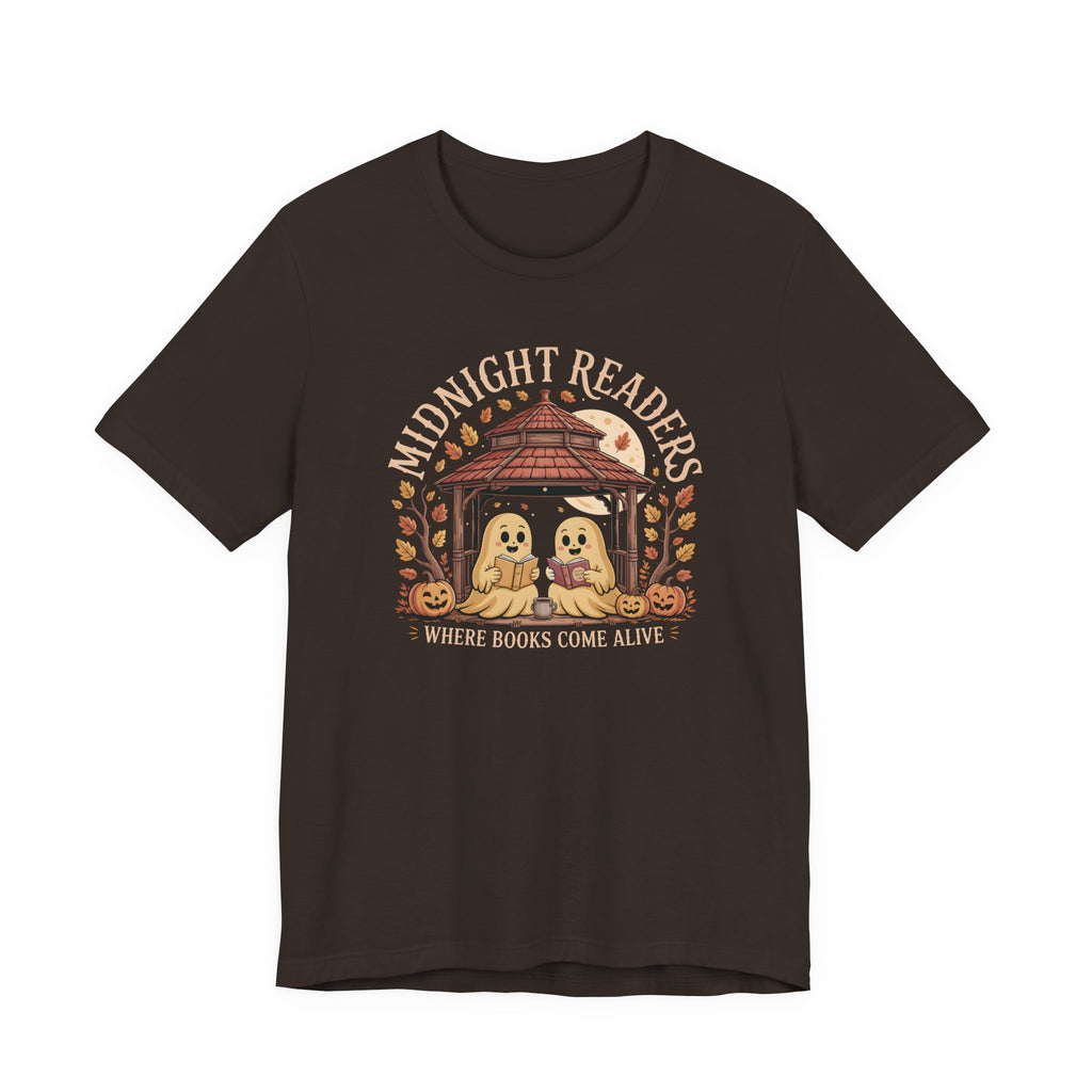 Midnight Readers Tee - Cozy Halloween Shirt, Reading Gifts, Book Lovers Tee, Fall Apparel, Spooky Season Outfit