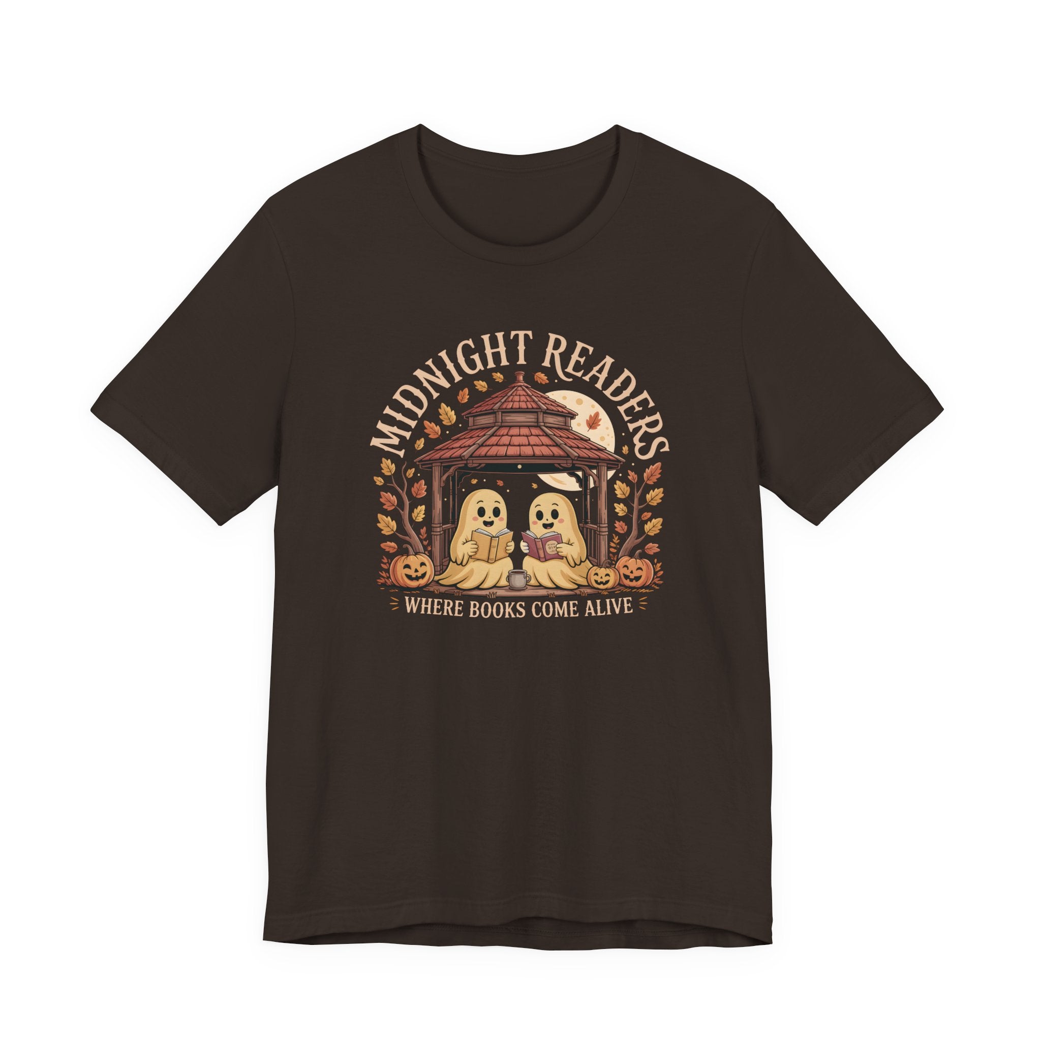 Midnight Readers Tee - Cozy Halloween Shirt, Reading Gifts, Book Lovers Tee, Fall Apparel, Spooky Season Outfit