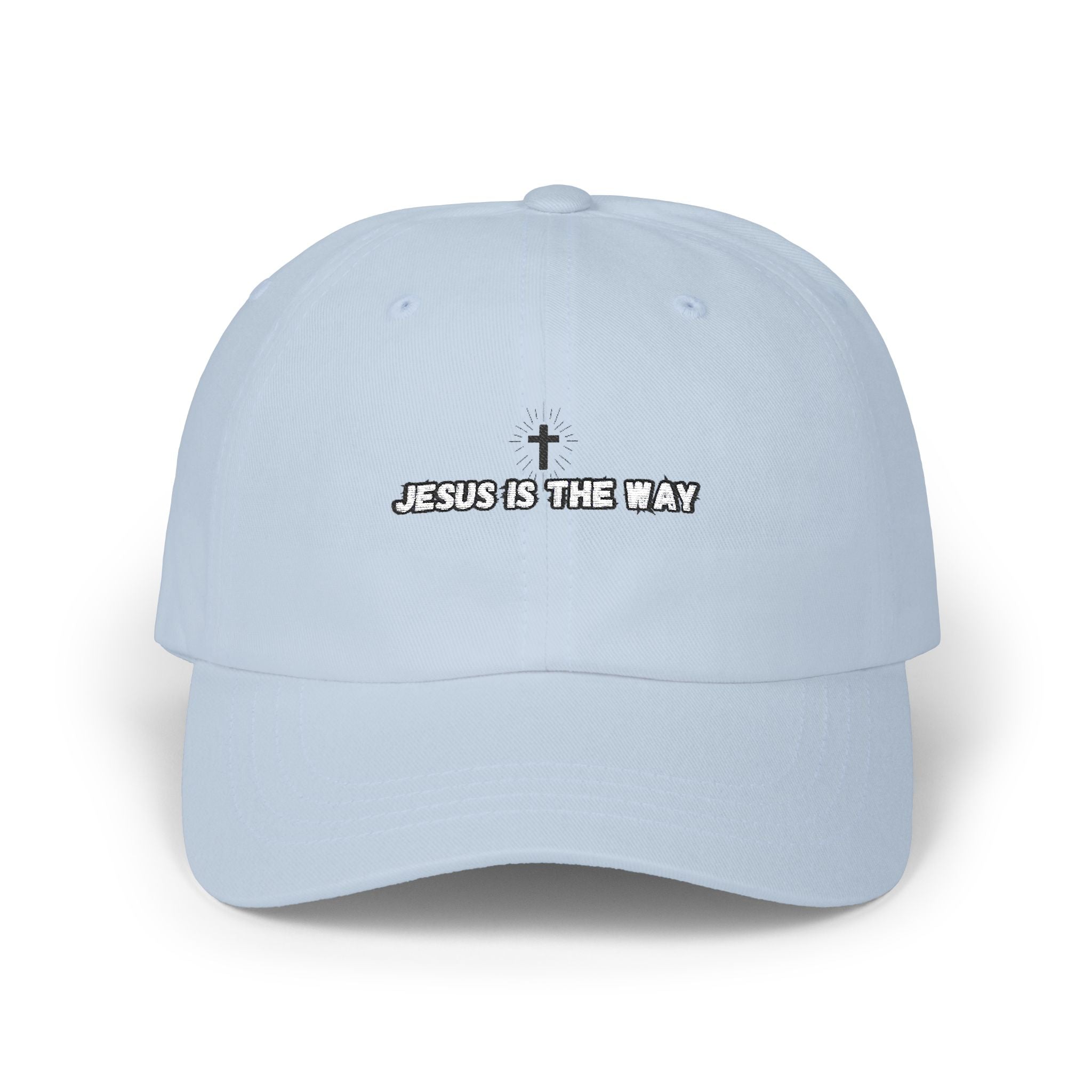 Jesus is the Way Classic Dad Embroidery Cap - Casual Hat, Religious Gift, Everyday Wear, Christian Fashion, Trendy Accessories