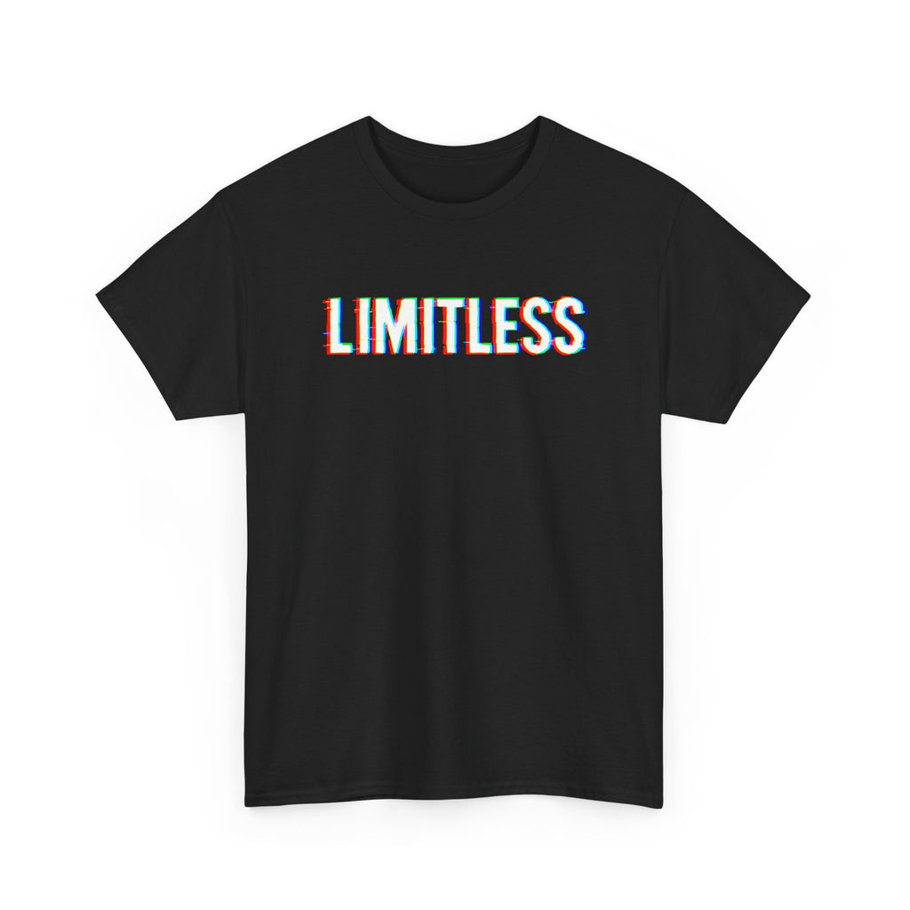 Limitless Unisex Heavy Cotton Tee, Motivational Shirt, Casual Wear, Gifts for Him/Her, Streetwear Fashion, Confidence Statement Tee