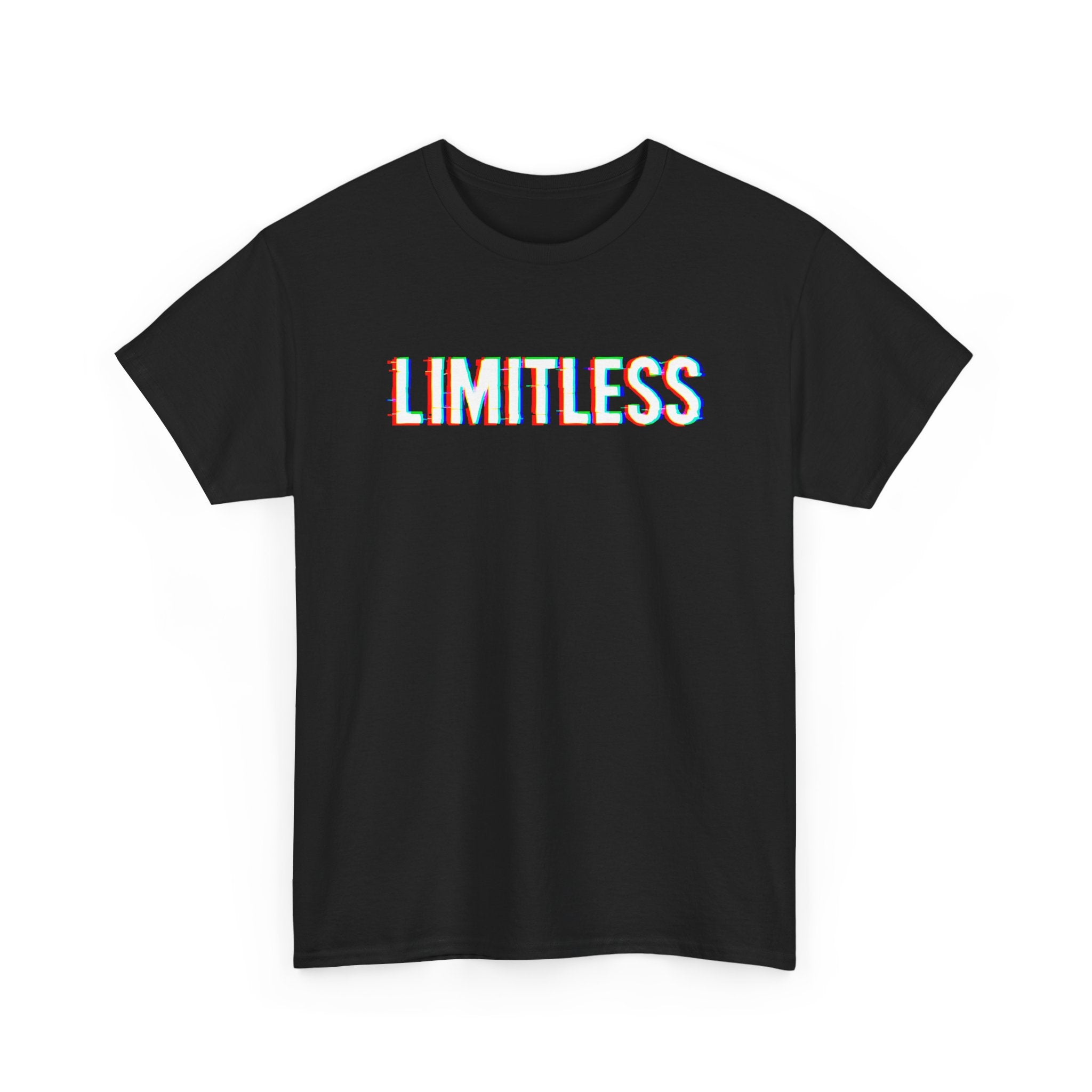 Limitless Unisex Heavy Cotton Tee, Motivational Shirt, Casual Wear, Gifts for Him/Her, Streetwear Fashion, Confidence Statement Tee