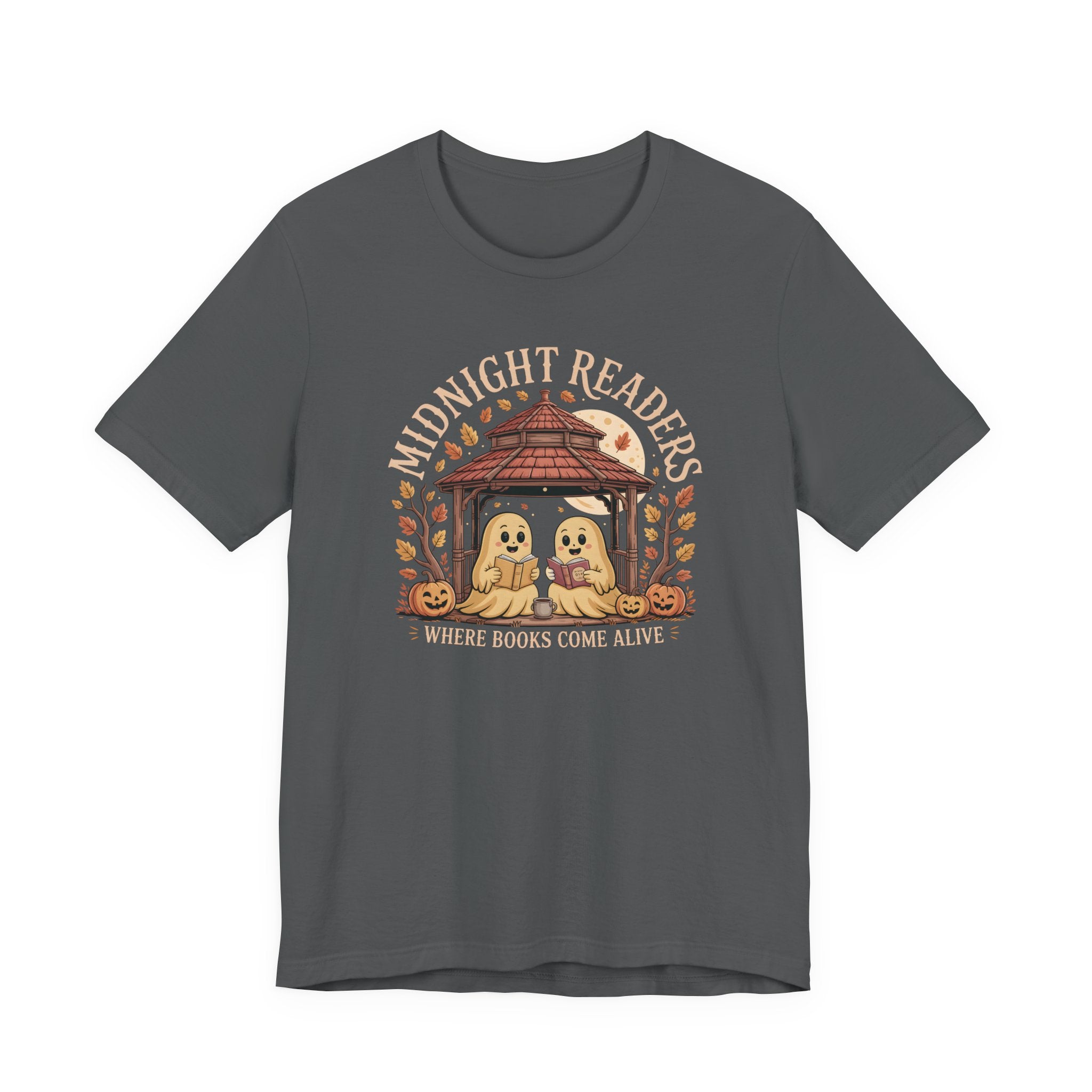 Midnight Readers Tee - Cozy Halloween Shirt, Reading Gifts, Book Lovers Tee, Fall Apparel, Spooky Season Outfit