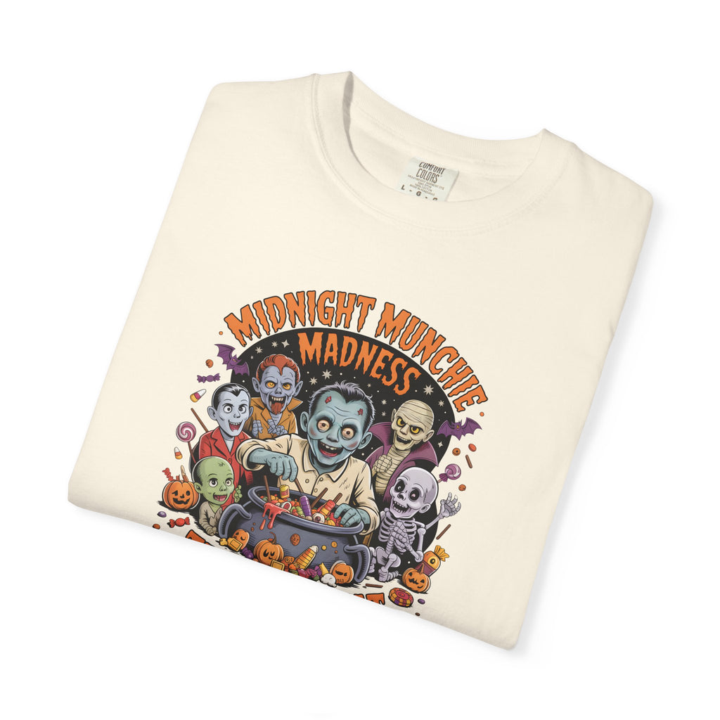 Comfort Colors Midnight Munchie Madness Halloween Shirt, Trick or Treat Tee