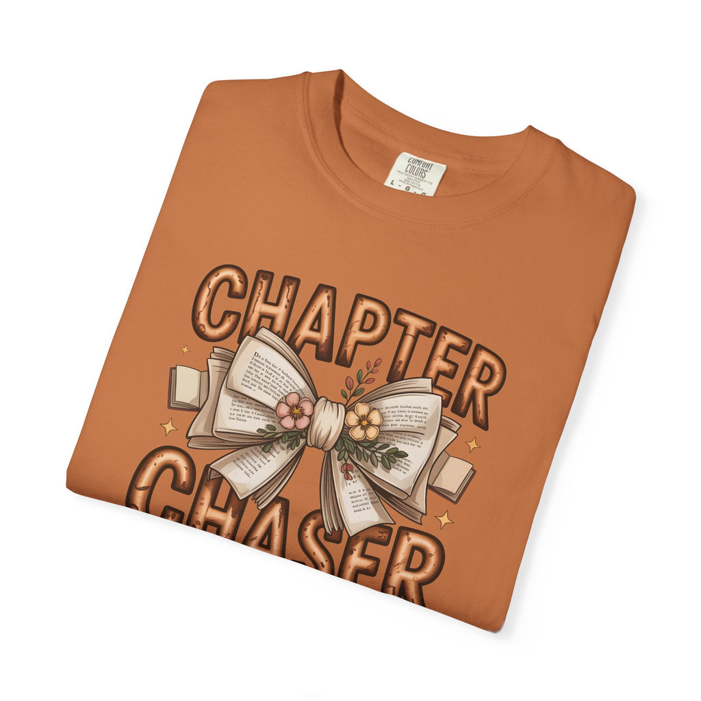 Comfort Colors® Chapter Chaser Garment-Dyed T-shirt - Cozy Gift for Book Lovers, Reading Enthusiasts, Book Club Shirt