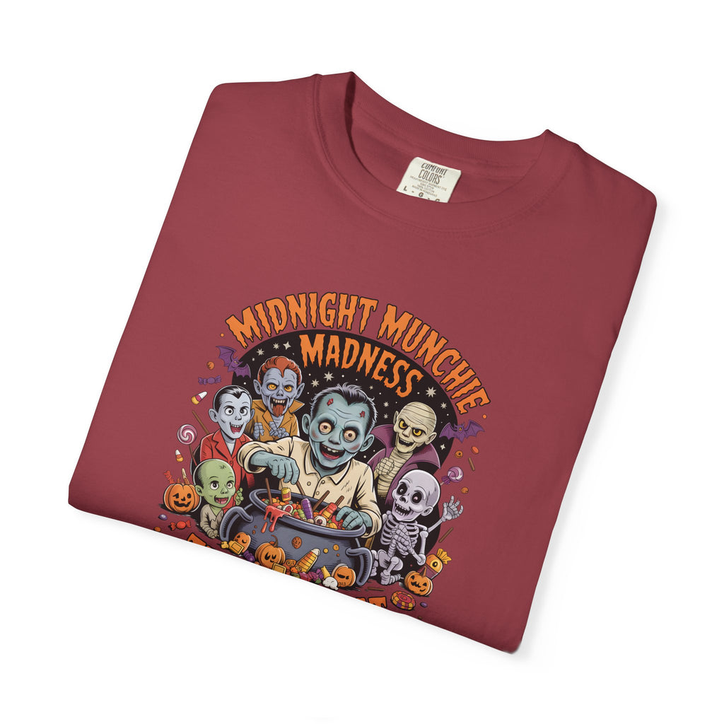 Comfort Colors Midnight Munchie Madness Halloween Shirt, Trick or Treat Tee